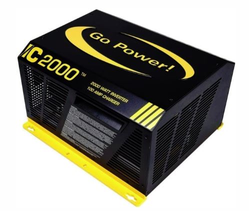 2000W 12V Pure Sine Wave Power Inverter Charger with Remote Control - GP IC 2000 12 PKG - Perfect for RVs, Boats, Camping & Emergency Power Backup