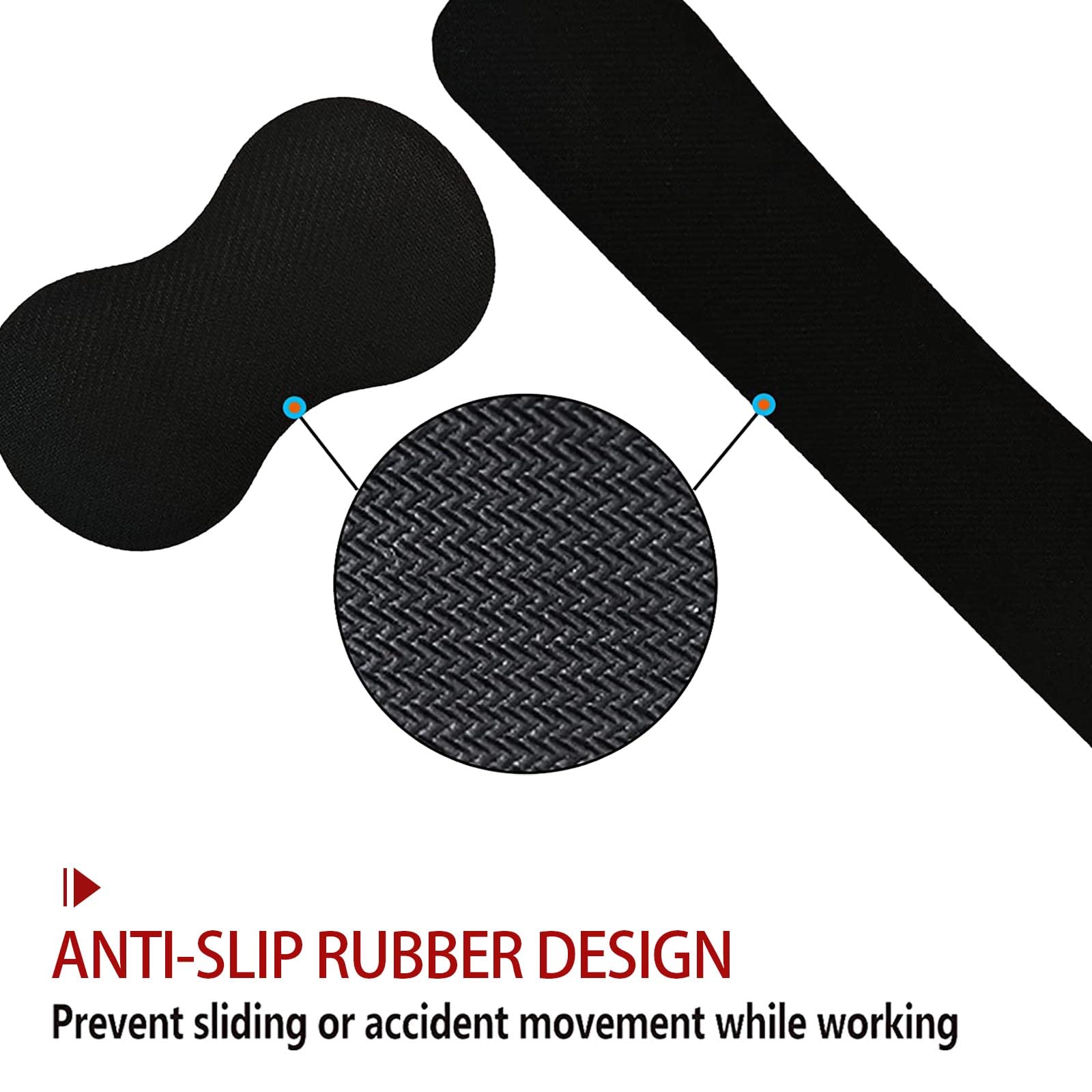 Ergonomic Mouse Pad with Wrist Support for Office & Gaming - Pain Relief & Comfort