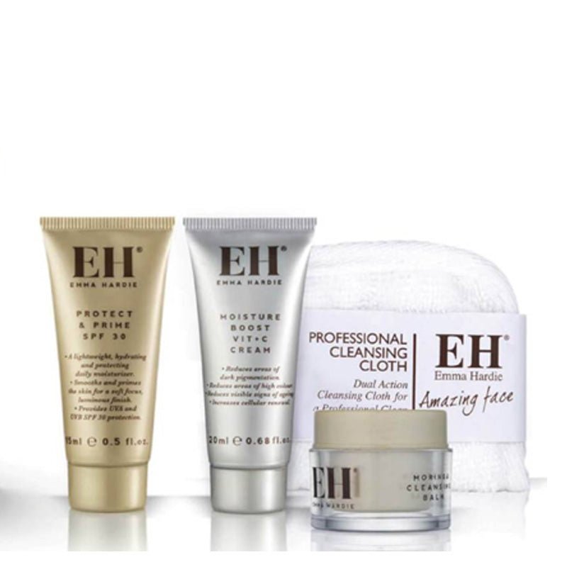 Emma Hardie Protect & Glow Skincare Kit - Discontinued Luxury Face Care Set for Radiant Skin | Perfect for Nighttime Routine & Anti-Aging Regimen