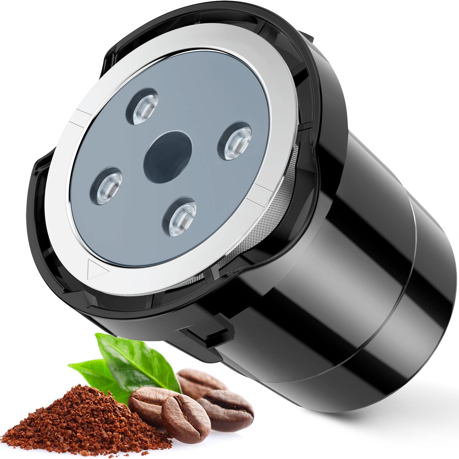 Reusable K Cups for Keurig K Supreme & K Supreme Plus | Refillable Coffee Pods with Adapter - Eco-Friendly & Cost-Effective for Home & Office Use