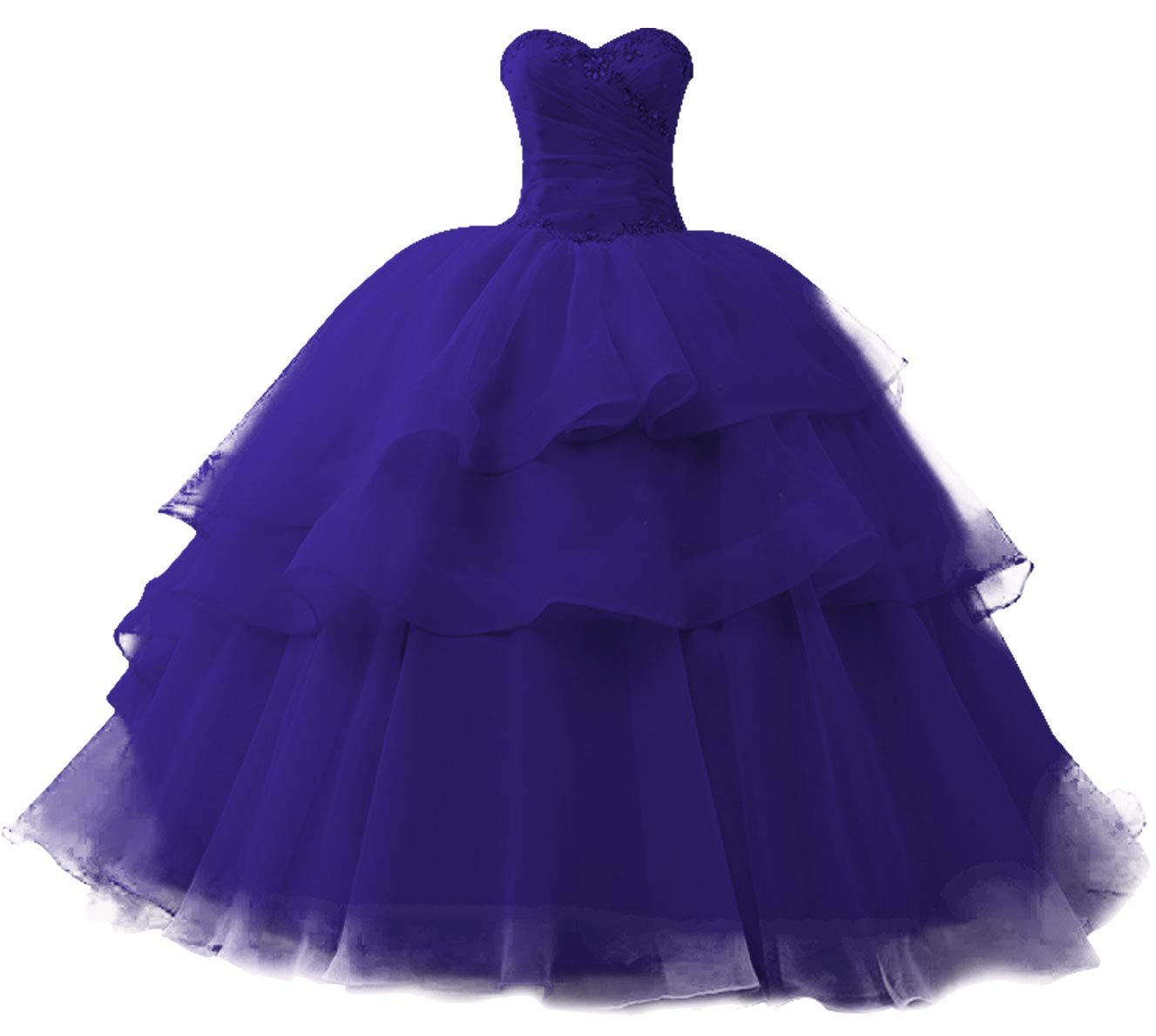 JAEDEN Elegant Strapless Prom Dress Ball Gown - Quinceanera Dress with Ruffles for Evening Parties, Homecoming, and Formal Events