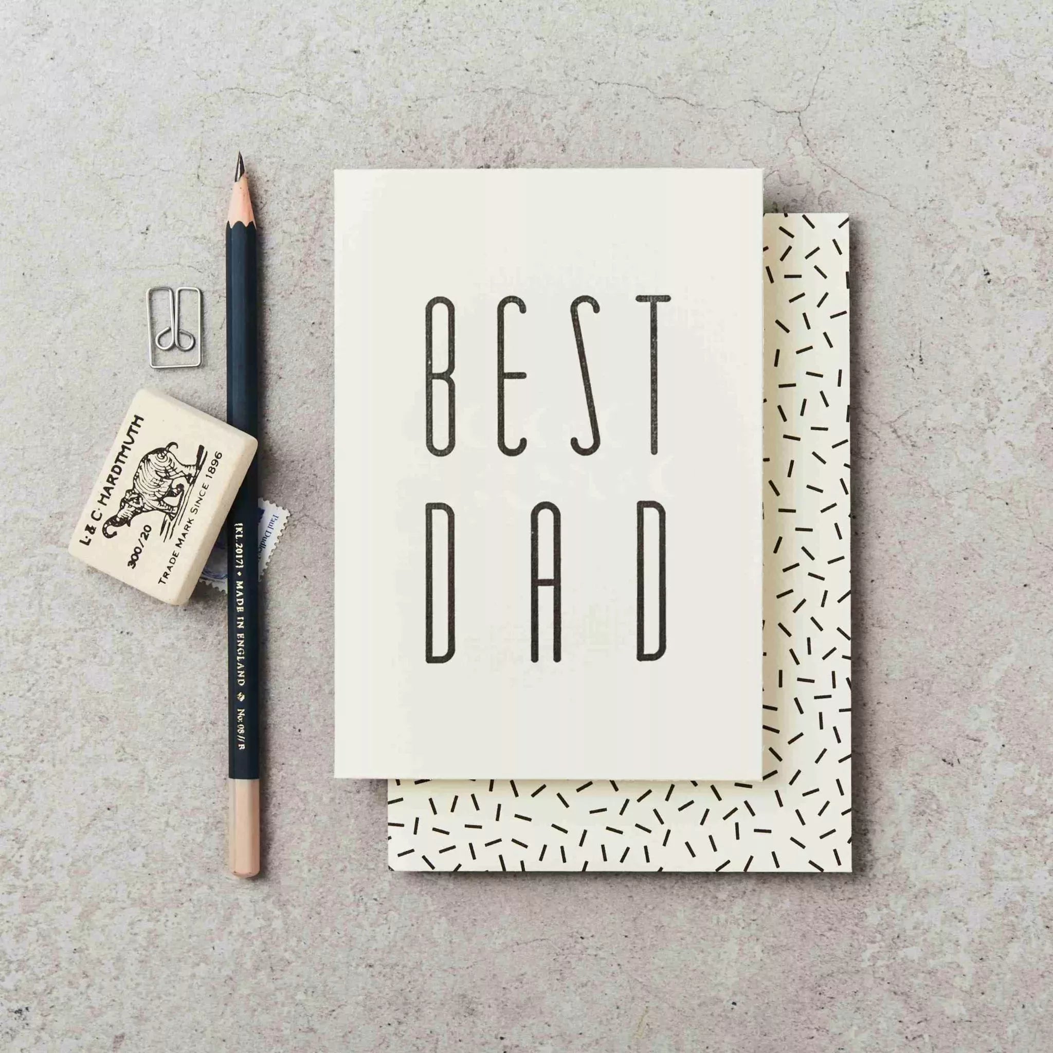 Best Dad Greeting Card - Heartfelt Birthday & Father's Day Card for Dad - Perfect for Special Occasions & Celebrations