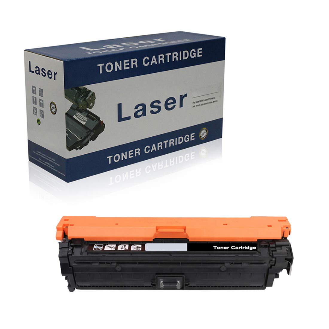 High-Quality Compatible Toner Cartridges Replacement for HP 650A CE270A CE271A CE272A CE273A - Works with HP Color LaserJet Enterprise CP5525DN CP5525N CP5525XH M750DN M750N Printers - Perfect for Office Printing, Business Documents & High-Volume Color Printing