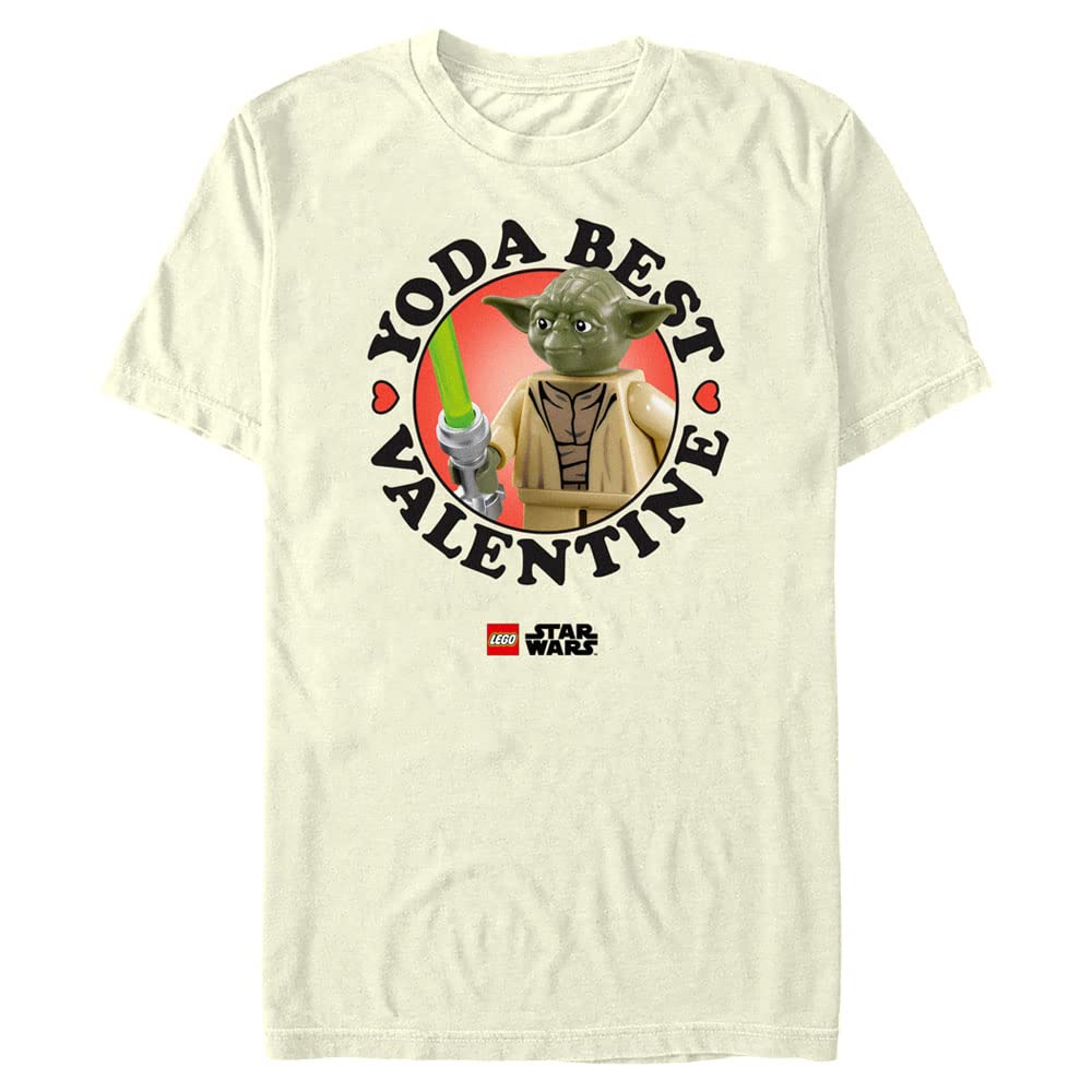 Lego Star Wars Yoda Valentine Men's Short Sleeve T-Shirt - Cool Graphic Tee for Fans, Gifts & Casual Wear