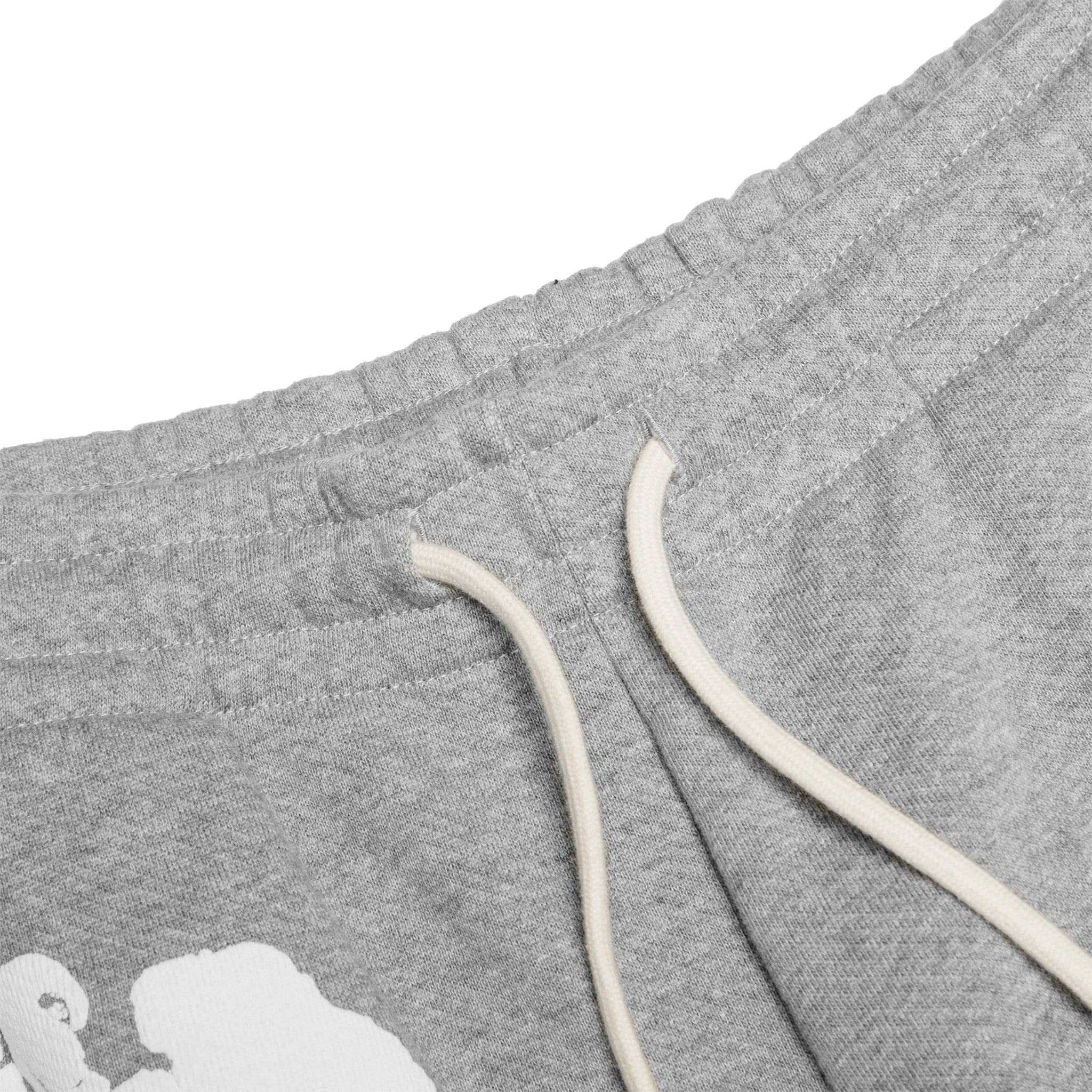 Denim Tears Cotton Wreath Grey Sweatpants for Men - Comfortable Casual Joggers with Unique Embroidered Design | Perfect for Streetwear, Lounge & Gym Wear
