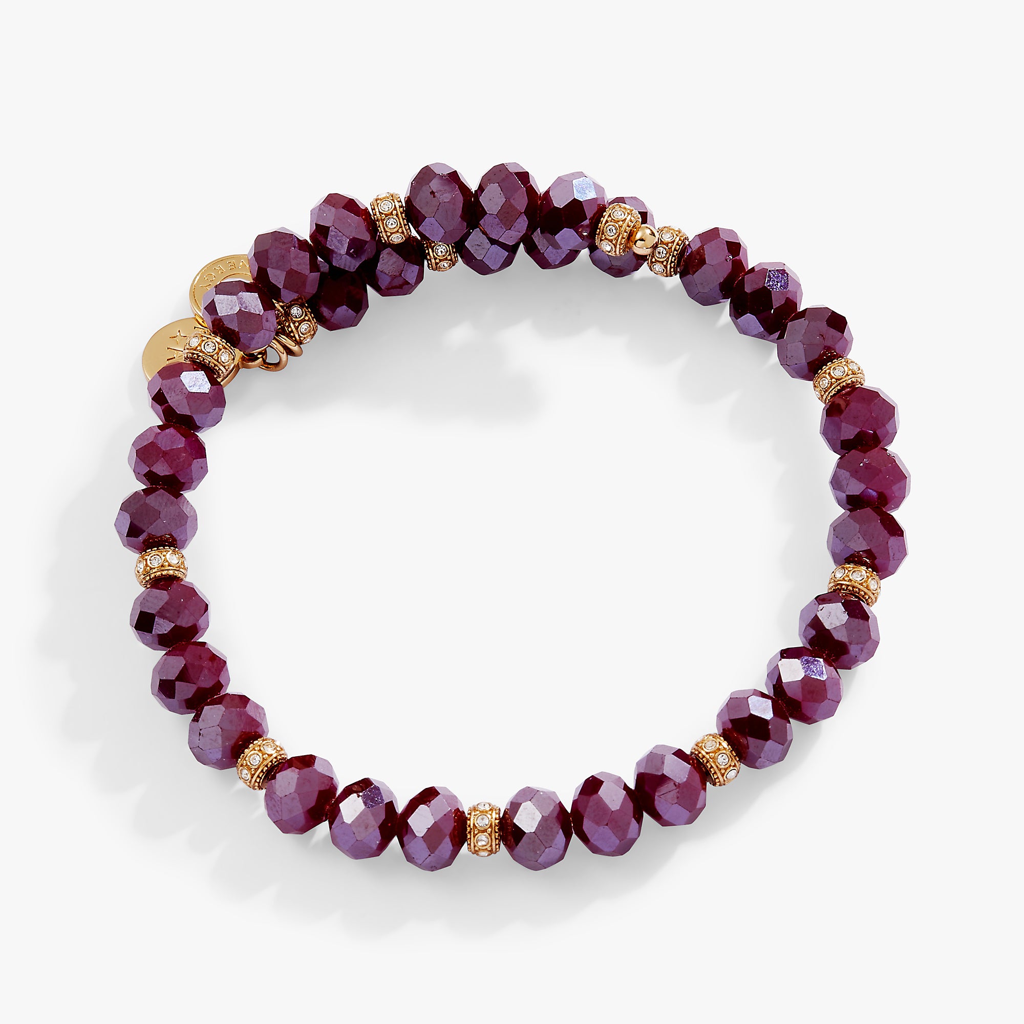 Elegant Faceted Wrap Bracelet for Women - Adjustable Crystal Beaded Wrap Bracelet - Perfect for Parties, Weddings & Everyday Wear