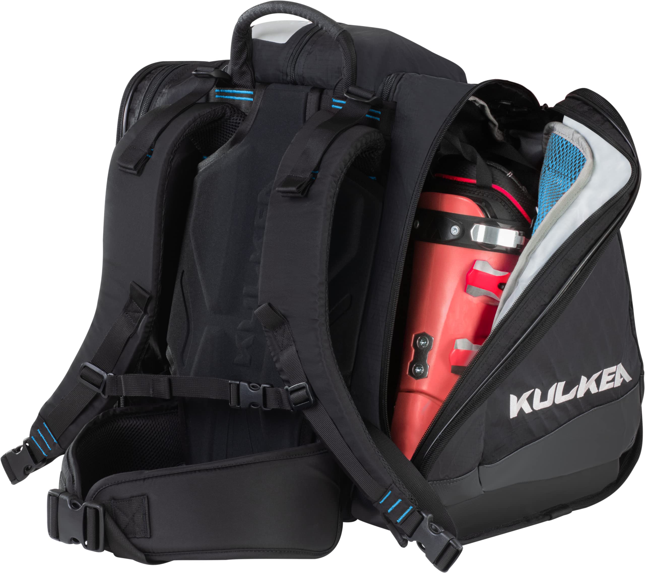 **Boot Trekker Ski Boot Backpack - Durable Water-Resistant Ski Boot Bag with External Helmet Sling & Spacious Gear Storage - Perfect for Ski Trips, Travel & Mountain Adventures**