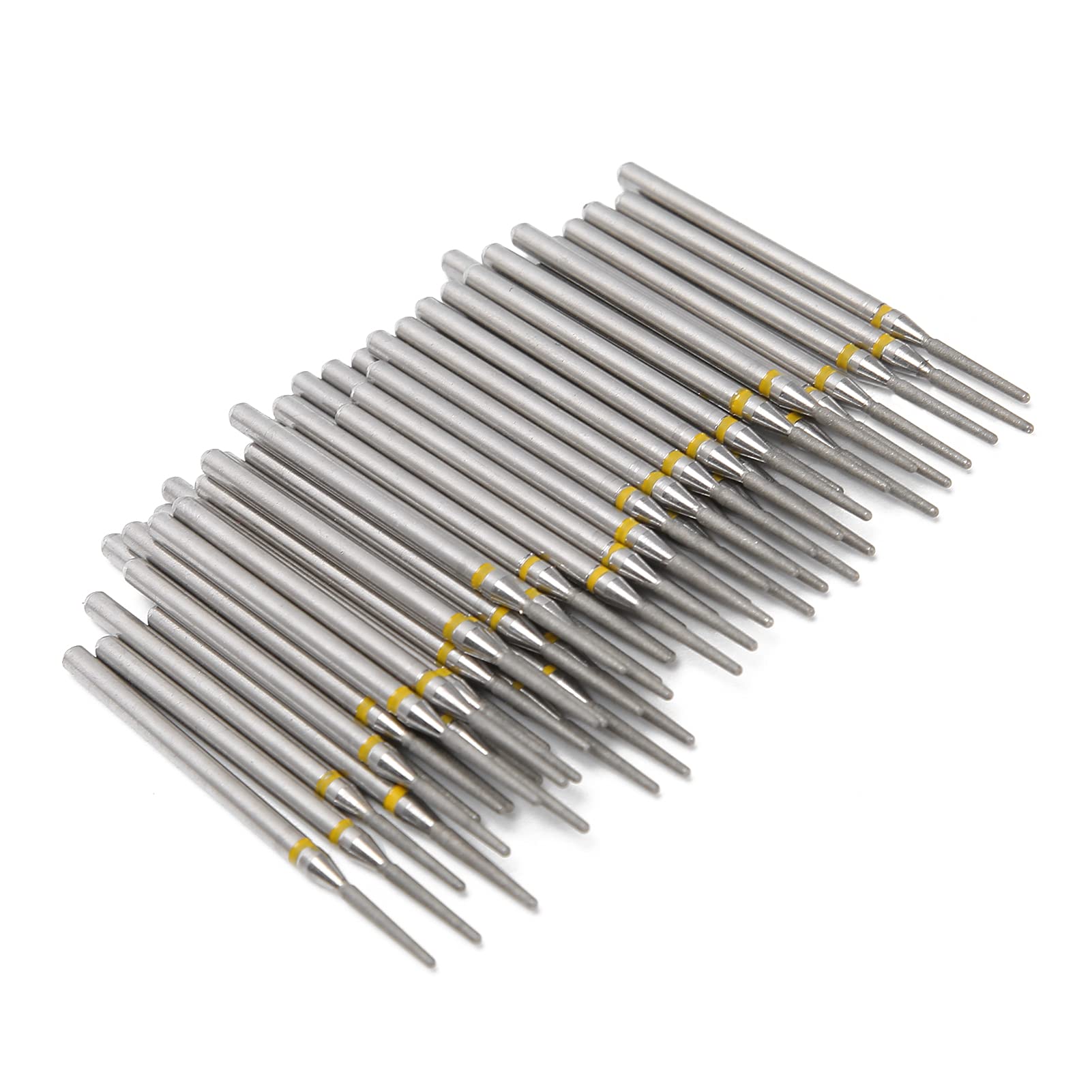 2-Piece Nail Drill Bit Set - 50pcs Durable Nail Polisher Grinding Heads for Home & Salon Use - Perfect for Manicures, Pedicures & Nail Art - Women's Nail Care Accessories