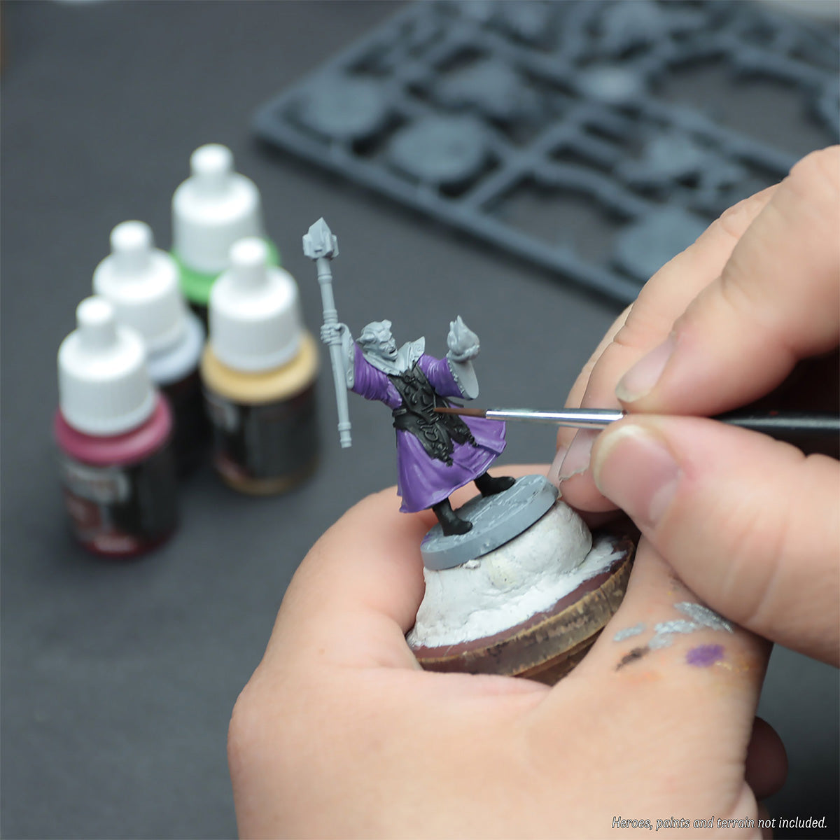 Gamemaster Character Brush Set - Professional Paint Brushes for Miniature Figures & Tabletop Gaming - Perfect for Warhammer, D&D, and Model Painting