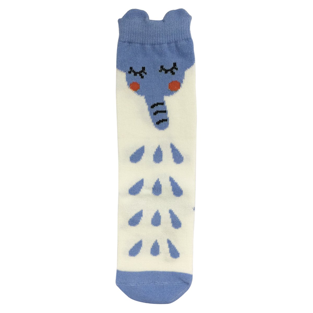 Allydrew Zoo Animal Tube Socks for Toddlers & Kids - 6 Pairs Cute Animal Print Crew Socks for Boys & Girls - Perfect for School, Playtime & Daily Wear