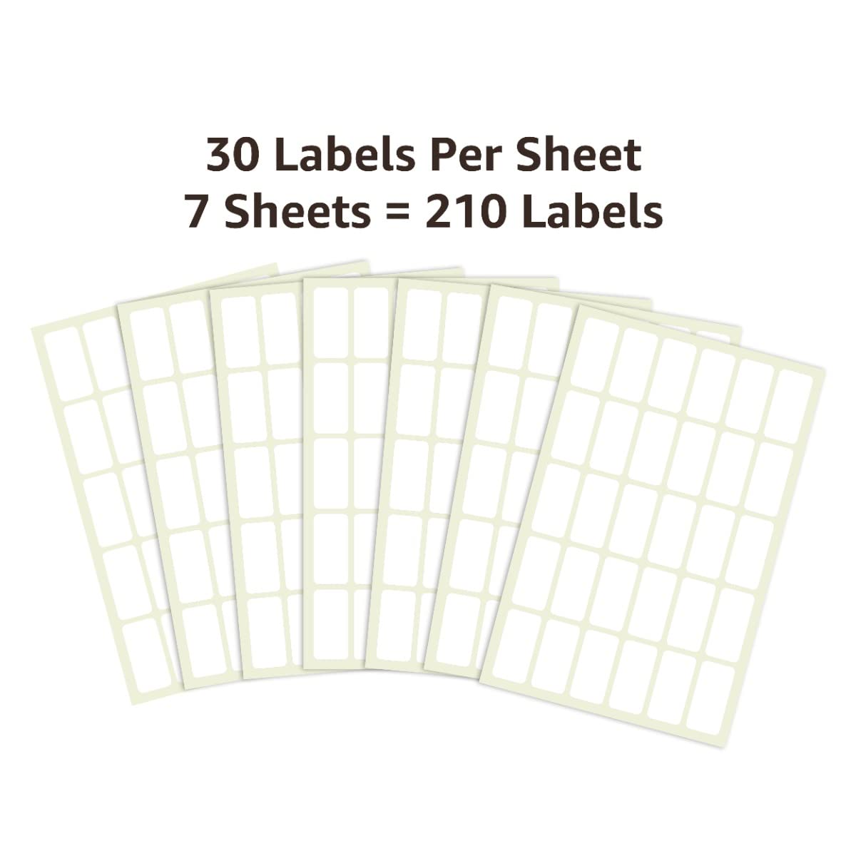 UOFFICE 19x40mm White Adhesive Labels for Mailing & Organizing