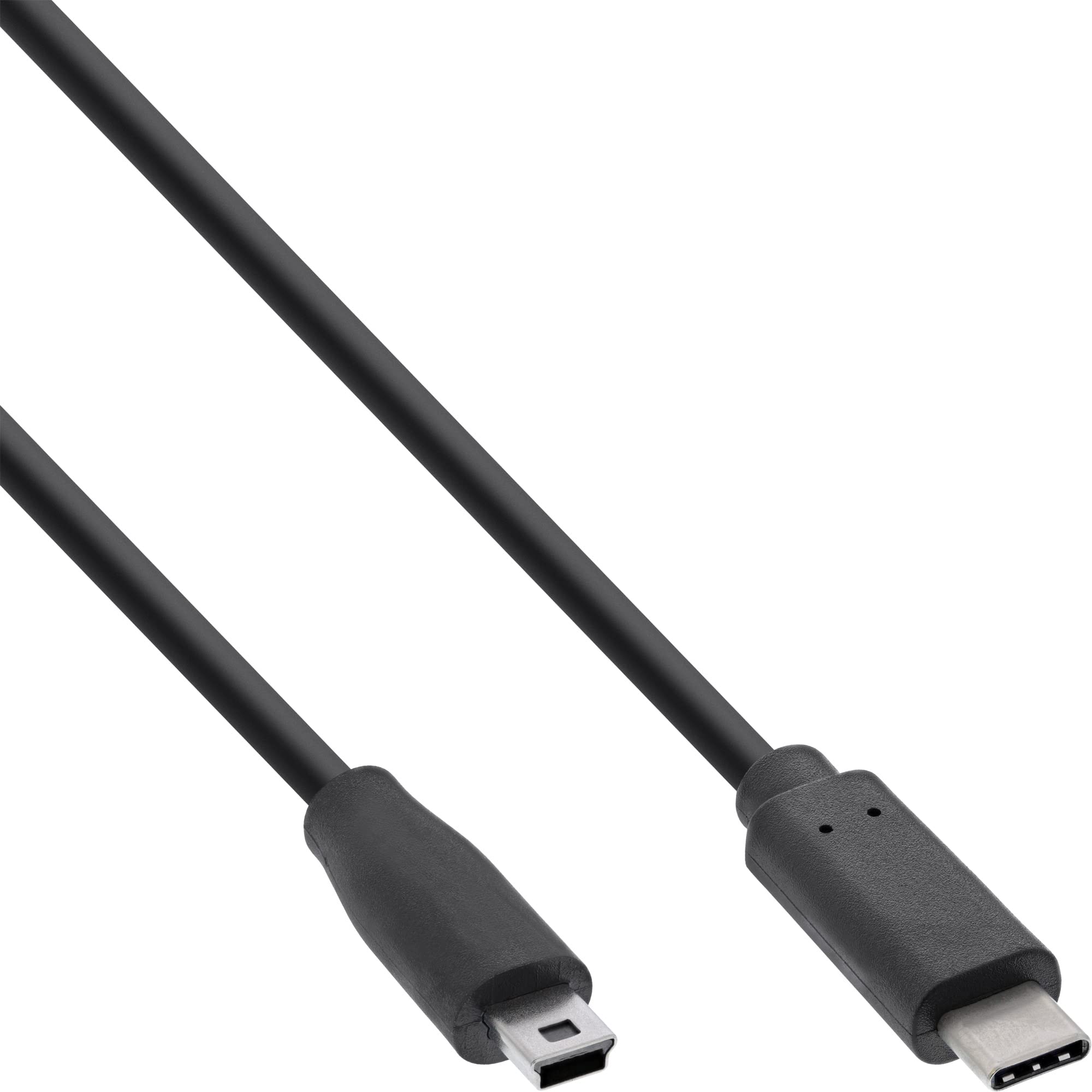 Premium InLine® USB 2.0 Type C to Micro B Cable (5-Pole) - 0.5m Fast Charging & Data Sync Cord - Compatible with Samsung Galaxy, Android Phones, Tablets & More - Perfect for Home, Office & Travel Use