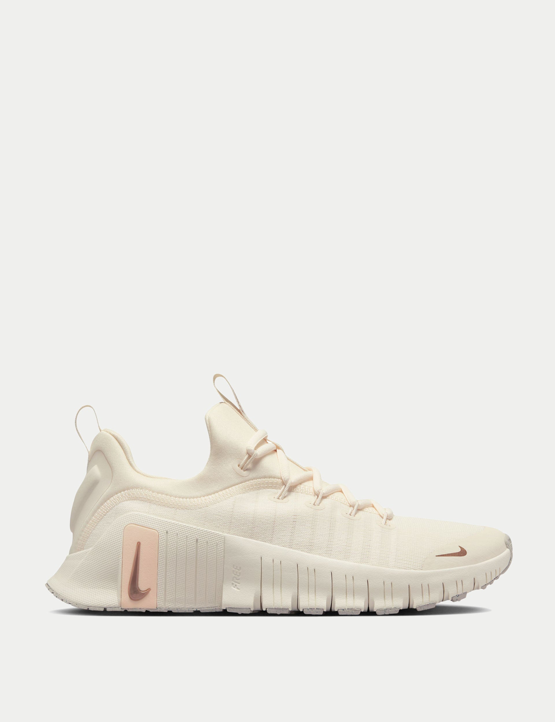 Nike Free Metcon 6 Training Shoes - Pale Ivory/Guava Ice/Sail/Metallic Red Bronze | CrossFit, Gym & Weightlifting Workouts for Men & Women