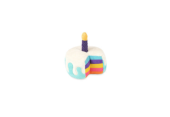 P.L.A.Y. MINI Party Time Plush Dog Toys - Mini Bone Appetite Cake for Small Dogs | Perfect for Birthday Celebrations & Playtime Fun