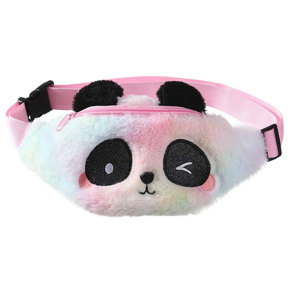 Cute Fluffy Fanny Pack for Girls - Plush Waist Bag & Chest Bag - Soft Belt Bag for Kids - Perfect for School, Travel, and Outdoor Activities