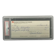 Authentic Maurice Richard Signed Montreal Canadiens Hockey Memorabilia - PSA/DNA Certified Bank Check #172 - Perfect for NHL Collectors, Sports Memorabilia Displays & Hockey Fan Gifts