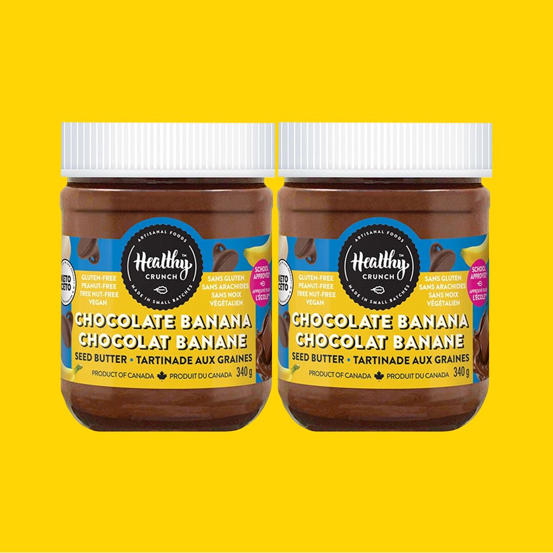 Organic Chocolate Banana Seed Butter Spread - Healthy Vegan Nut-Free Alternative for Smoothies, Toast & Baking | Gluten-Free, Paleo & Keto Friendly Snack