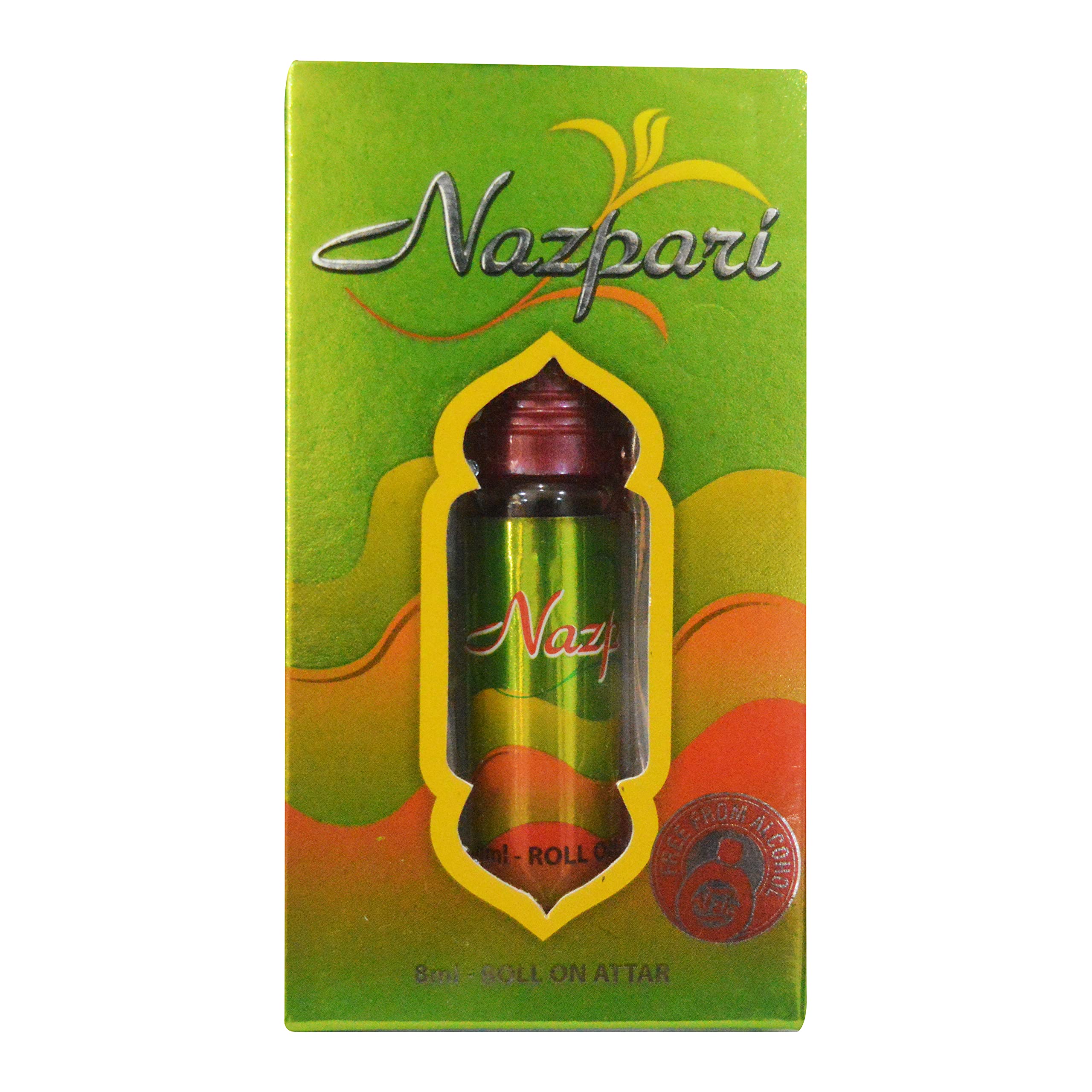 Al Zia Nazpari 8ml Roll-On Attar Perfume - Alcohol-Free Fragrance Oil for Women & Men | Perfect for Daily Wear, Special Occasions & Gift Giving