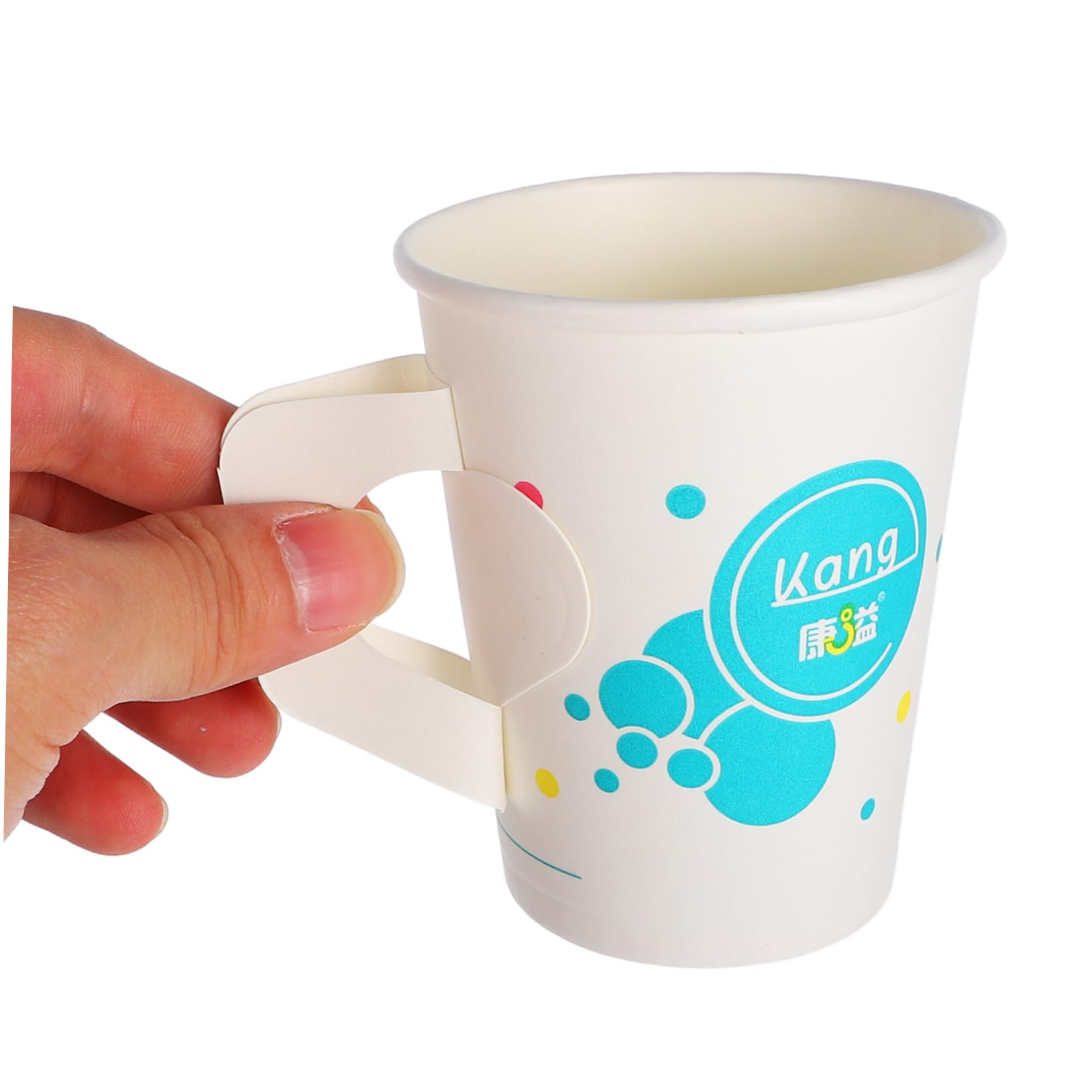 PartyKindom 150-Pack White Paper Cups - Hot Chocolate, Espresso, Juice & Mousse Disposable Cups for Parties, Cafes & Home Entertaining