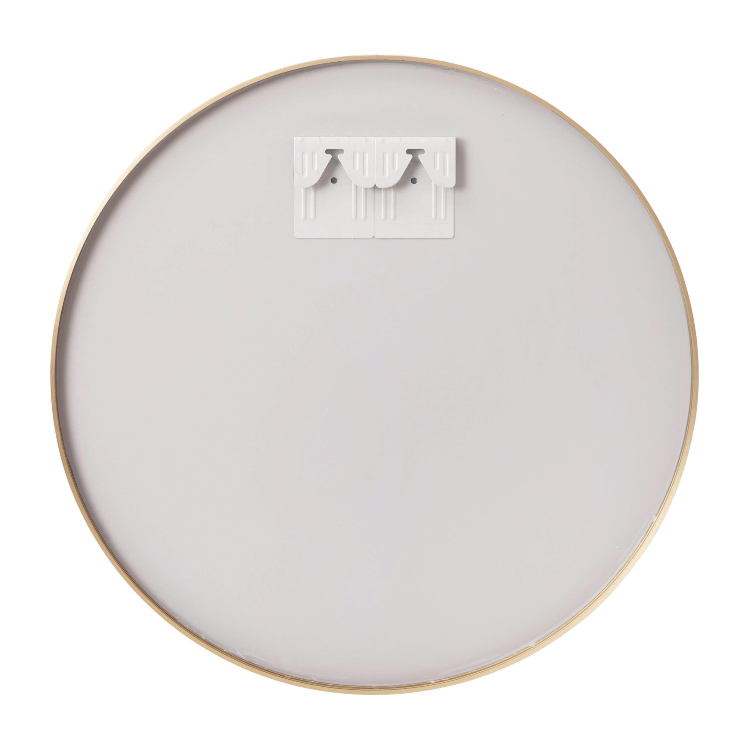 Gold Round Wall Mirror 30