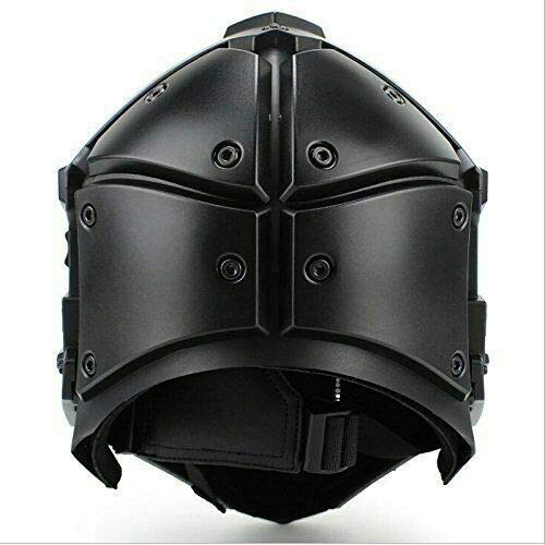iMeshbean Full Face Protective Mask - Tactical Airsoft Helmet with 4 Pairs Visor Goggles for Hunting, Paintball, Cosplay & Movie Props | Perfect for Outdoor Sports, Military Simulation & Halloween Costumes