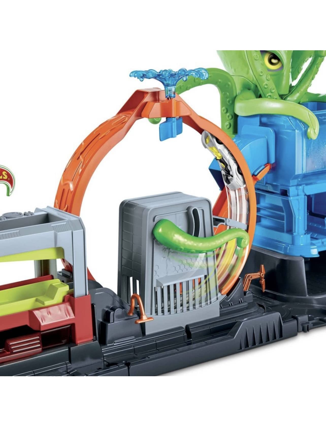 Hot Wheels Ultimate Octo Car Wash Playset with No-Spill Water Tanks & 1 Color Reveal Car That Changes in Water - 4+ Foot Long Toy for Kids Ages 4+ | Fun Car Wash Pretend Play for Boys & Girls | Great Gift for Birthday & Christmas