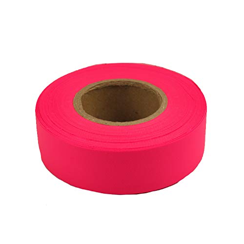 Red Flagging Tape 150 ft - High Visibility Safety Tape for Construction, Surveying & Hazard Marking