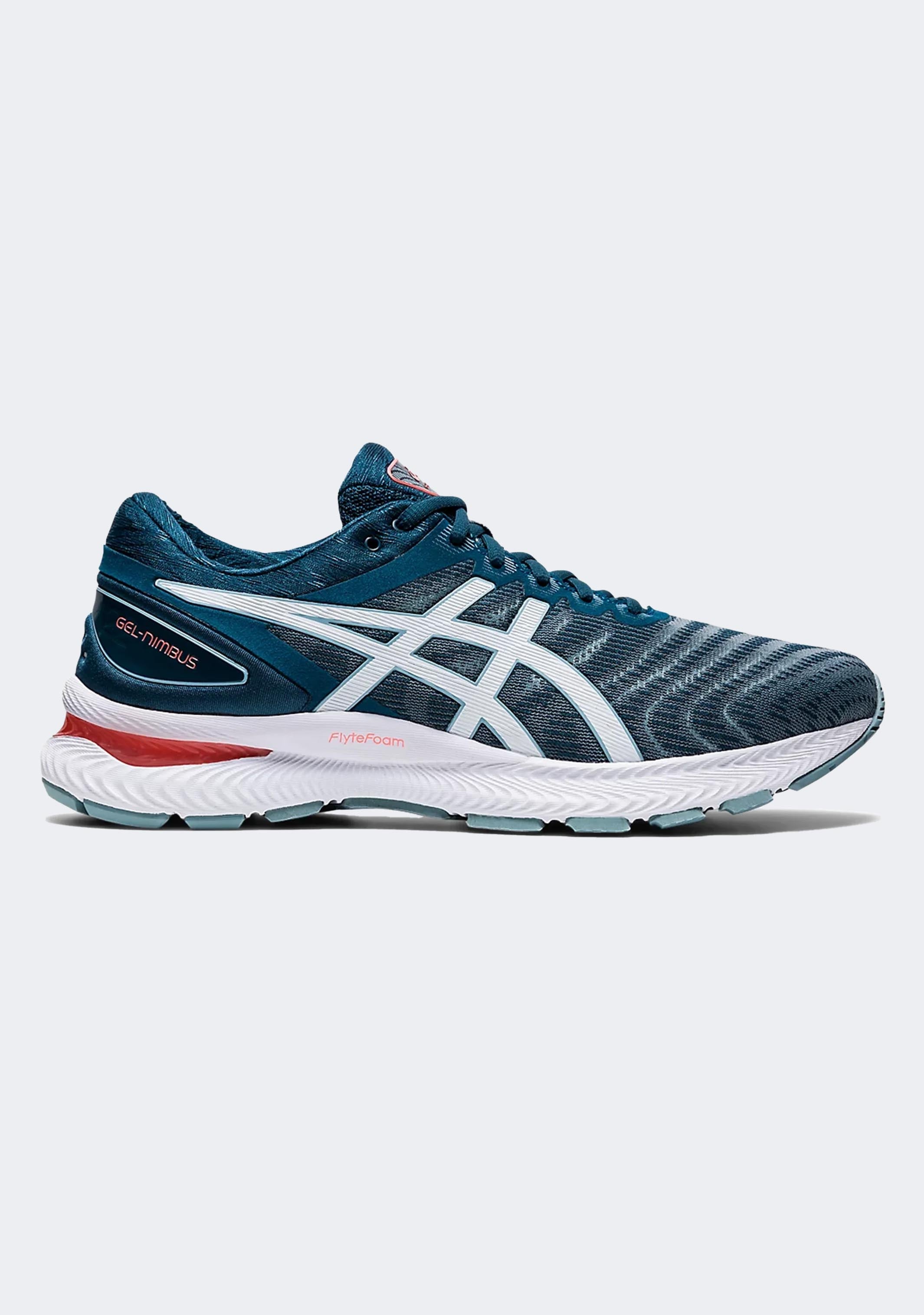 ASICS Men's Gel-Nimbus 22 Running Shoes - Lightweight Cushioned Sneakers for Marathon Training & Road Running - Premium Shock Absorption for Long-Distance Jogging & Gym Workouts