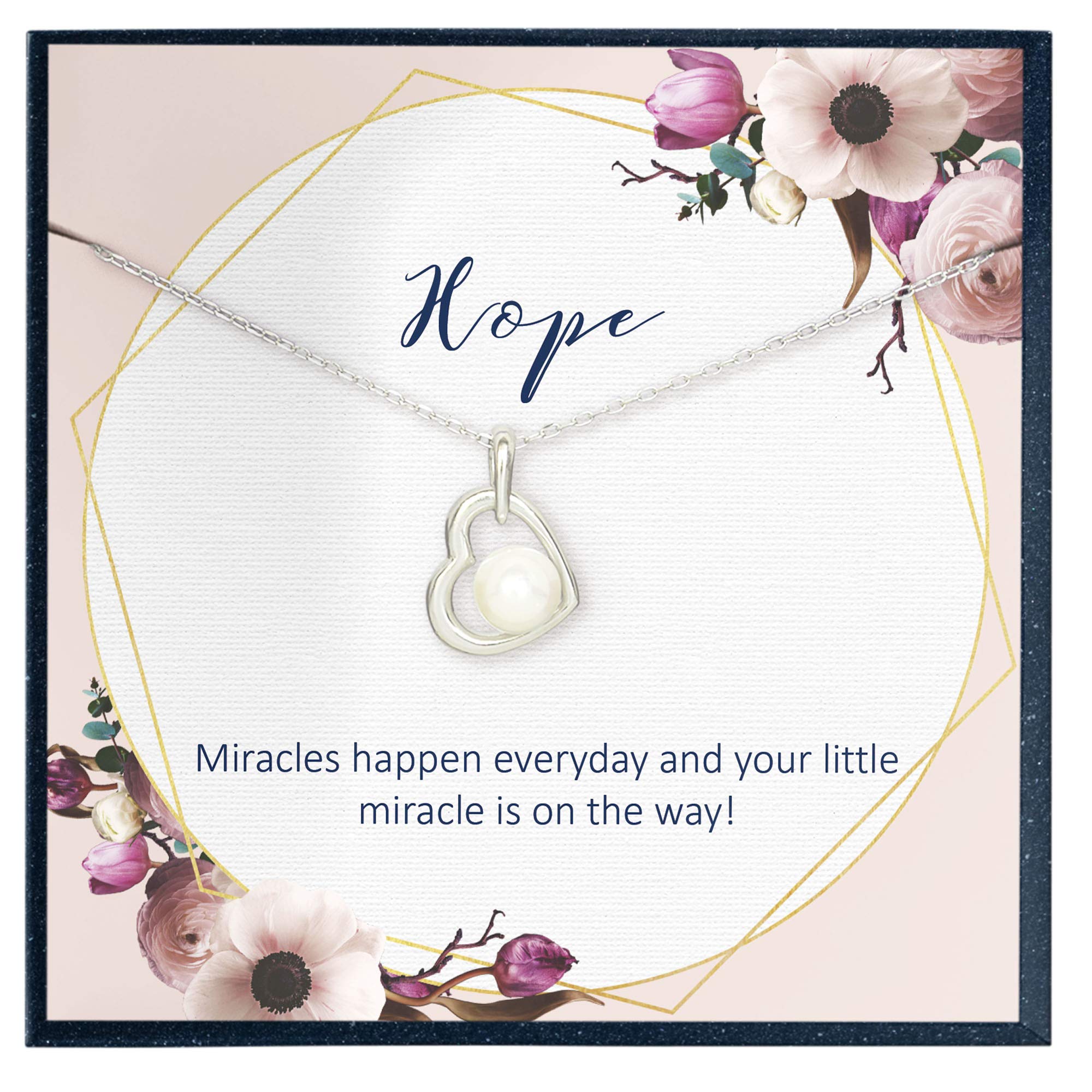Infertility Support Necklace for Women - Fertility Wish Jewelry, IVF Gift for Hope & Encouragement - Perfect for Friends, Sisters & Loved Ones Going Through Fertility Treatments