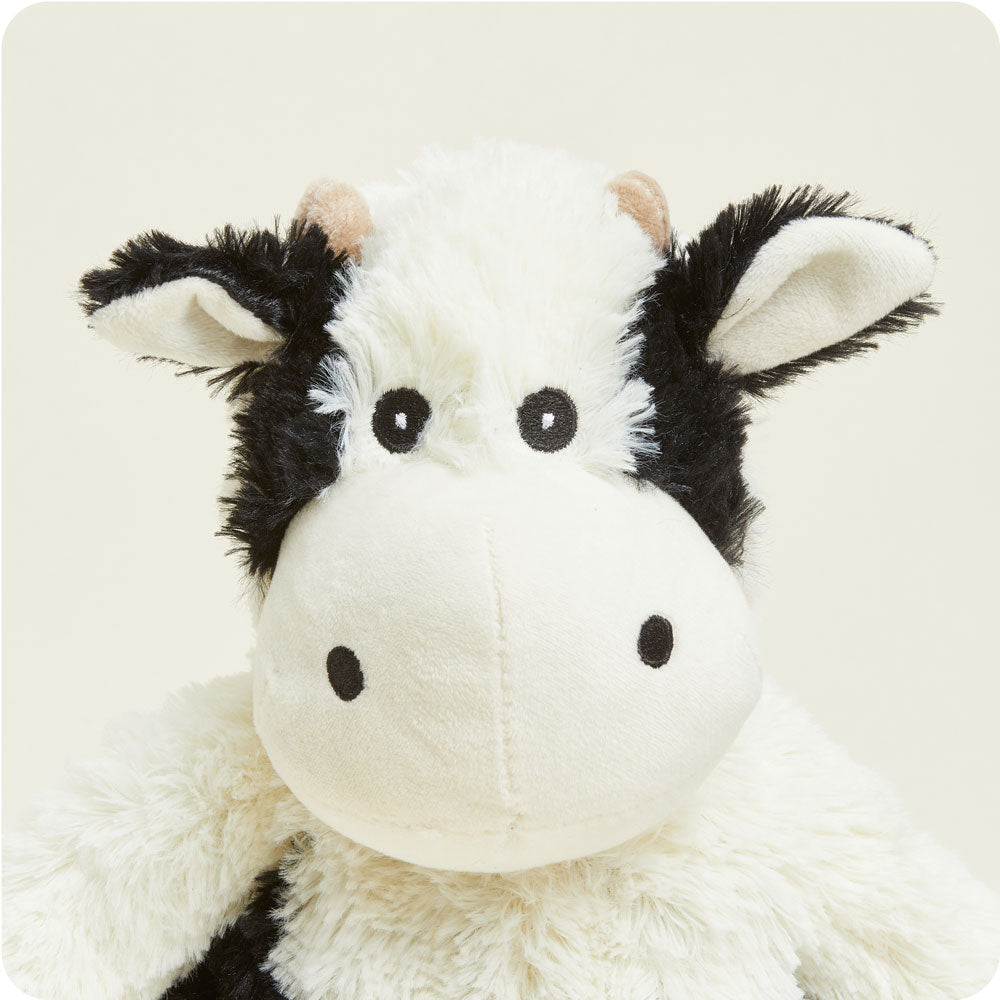 Black and White Cow Warmies - Soft Plush Microwaveable Heating Pad for Kids & Adults - Perfect for Stress Relief, Muscle Pain, and Cold Weather Comfort