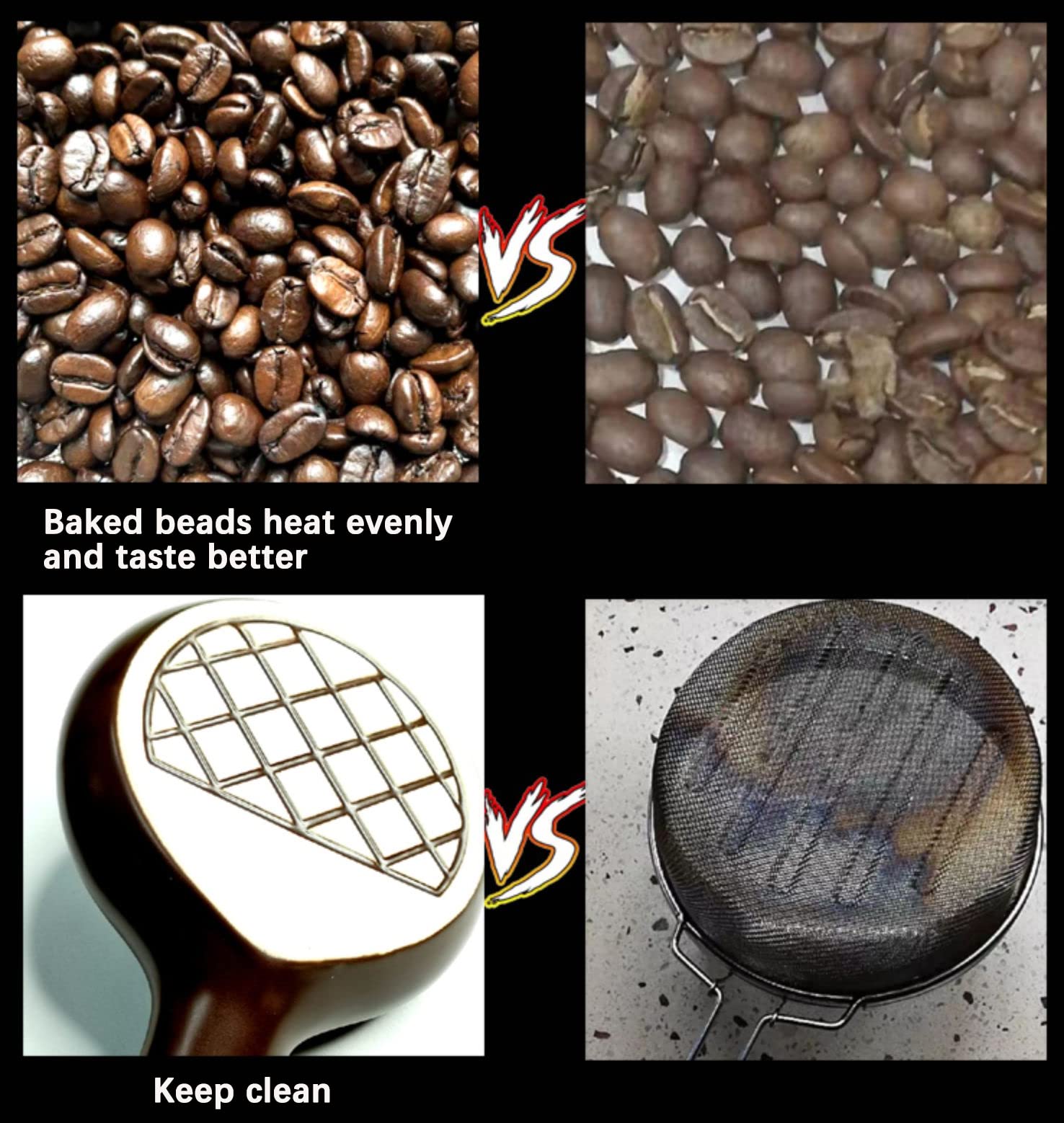 **Premium Ceramic Coffee Roaster Machine for Home Use - Stovetop Coffee Bean Roaster with Extended Handle & Manual Control - Perfect for Fresh Roasting, Gifts & Coffee Enthusiasts**    *(Use Cases: Home brewing, DIY coffee roasting, gourmet coffee lovers, kitchen essentials, barista tools, unique gifts for coffee aficionados.)*
