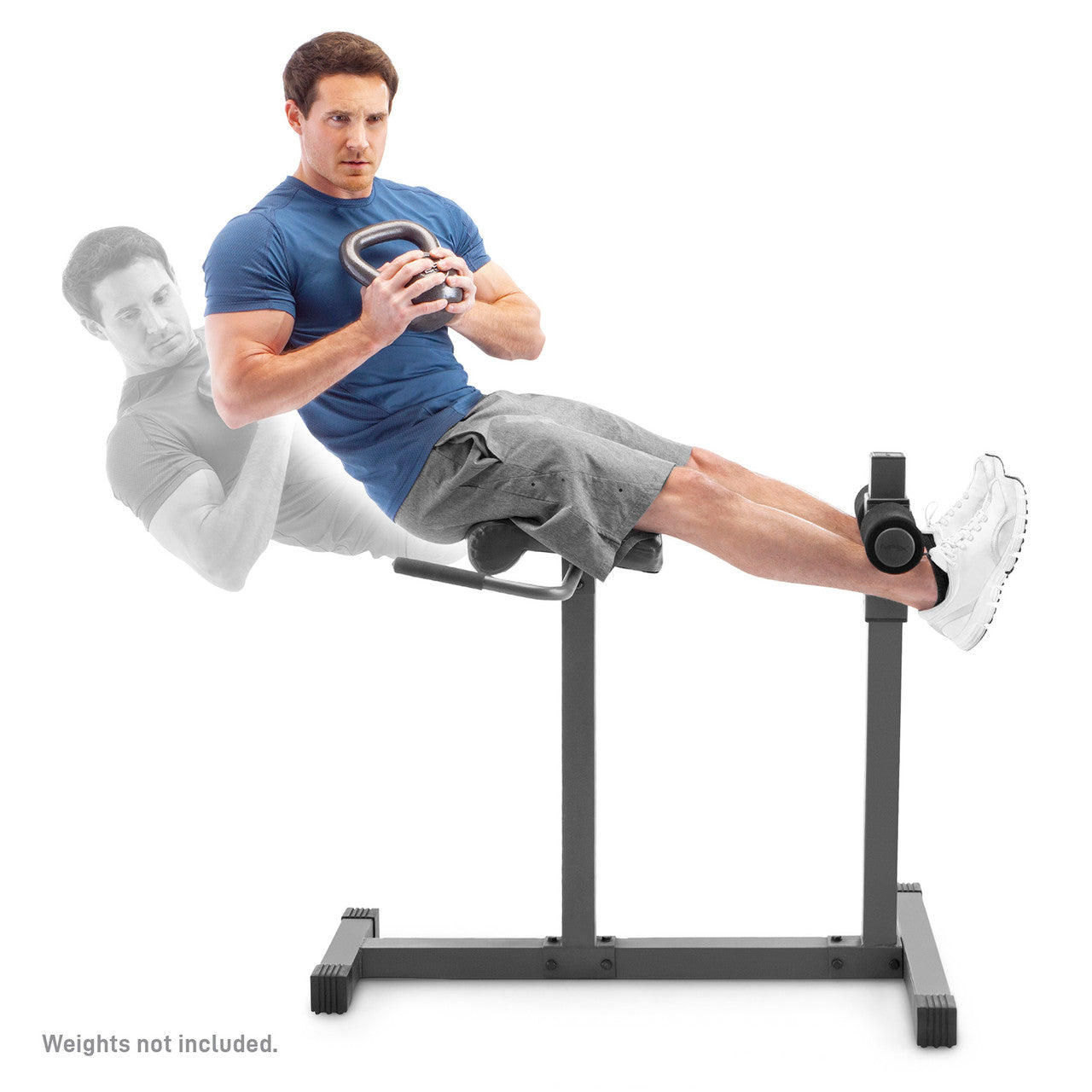 Marcy JD 3.1 Roman Chair Hyperextension Bench for Home Gym - Back Extension Workout Equipment for Core Strength & Glute Training | Perfect for Home Fitness, Physical Therapy & CrossFit Training