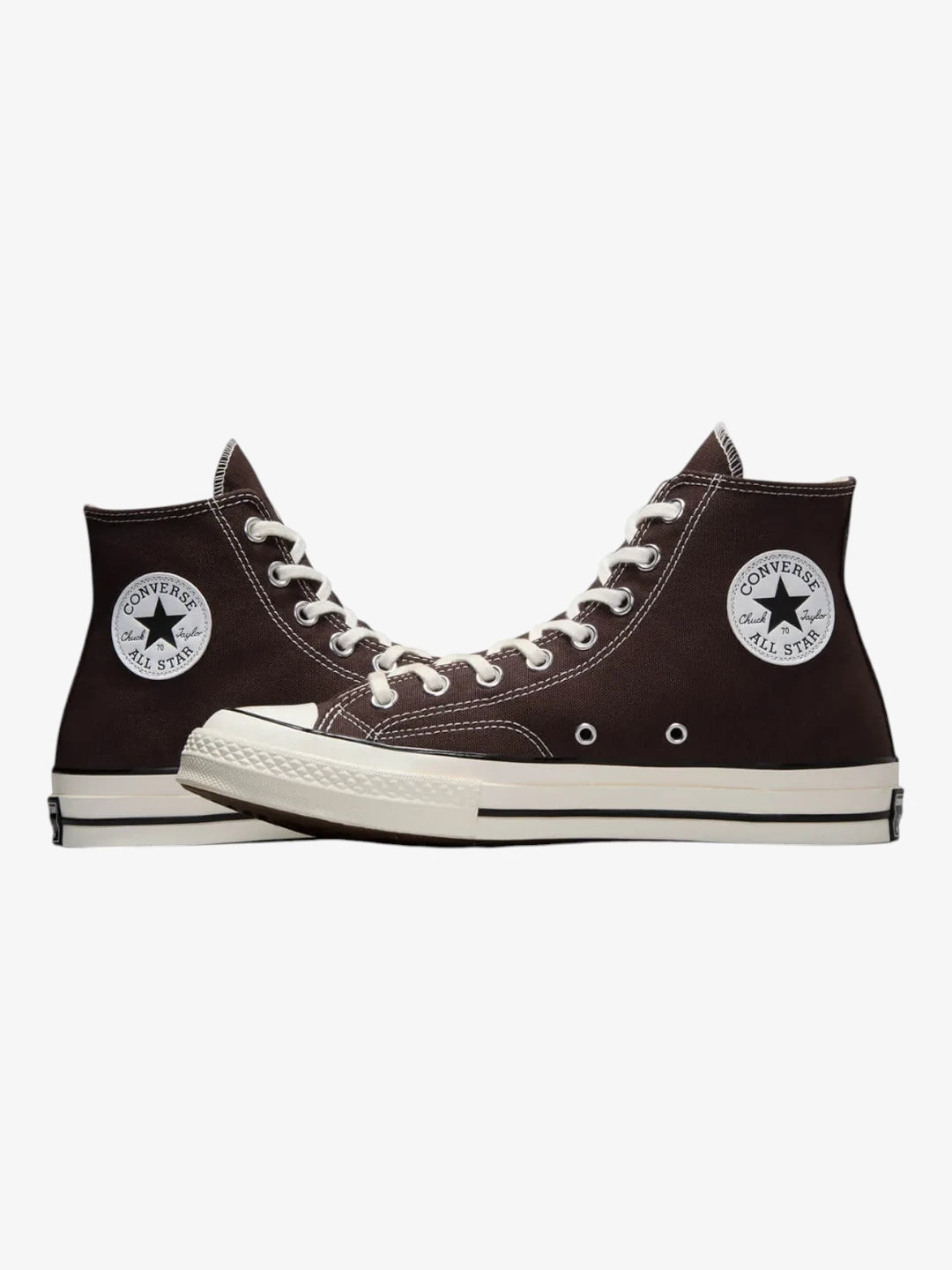Converse Chuck 70 High Top Sneakers in Dark Brown - Classic Canvas Shoes for Men & Women | Perfect for Casual Wear, Street Style & Everyday Fashion