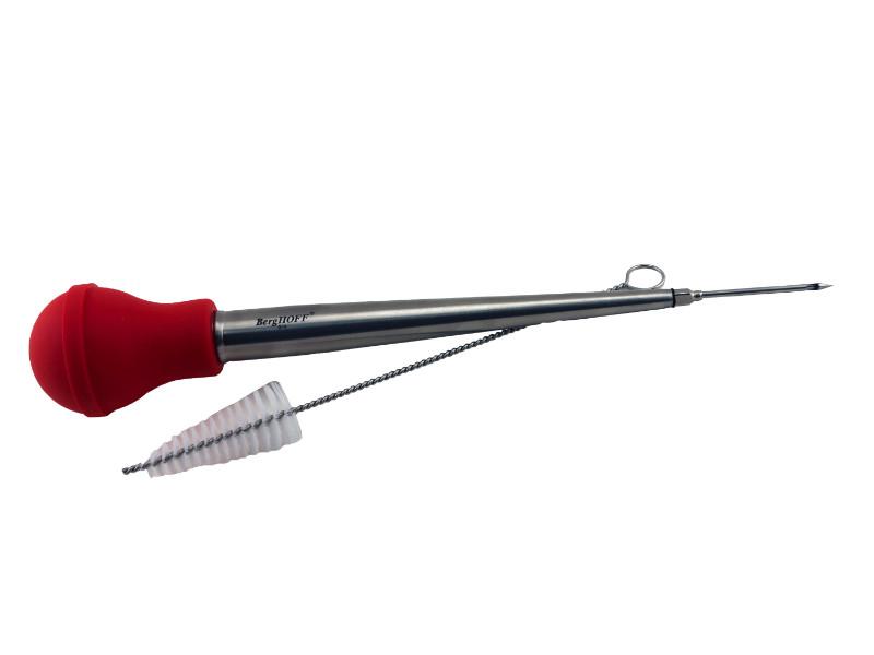BergHOFF Essentials 3-Piece Turkey Baster and Injector Set for Juicy Roasts | Kitchen Basting Tool for Thanksgiving Turkey, Chicken & Meat | Dishwasher Safe Cooking Accessories