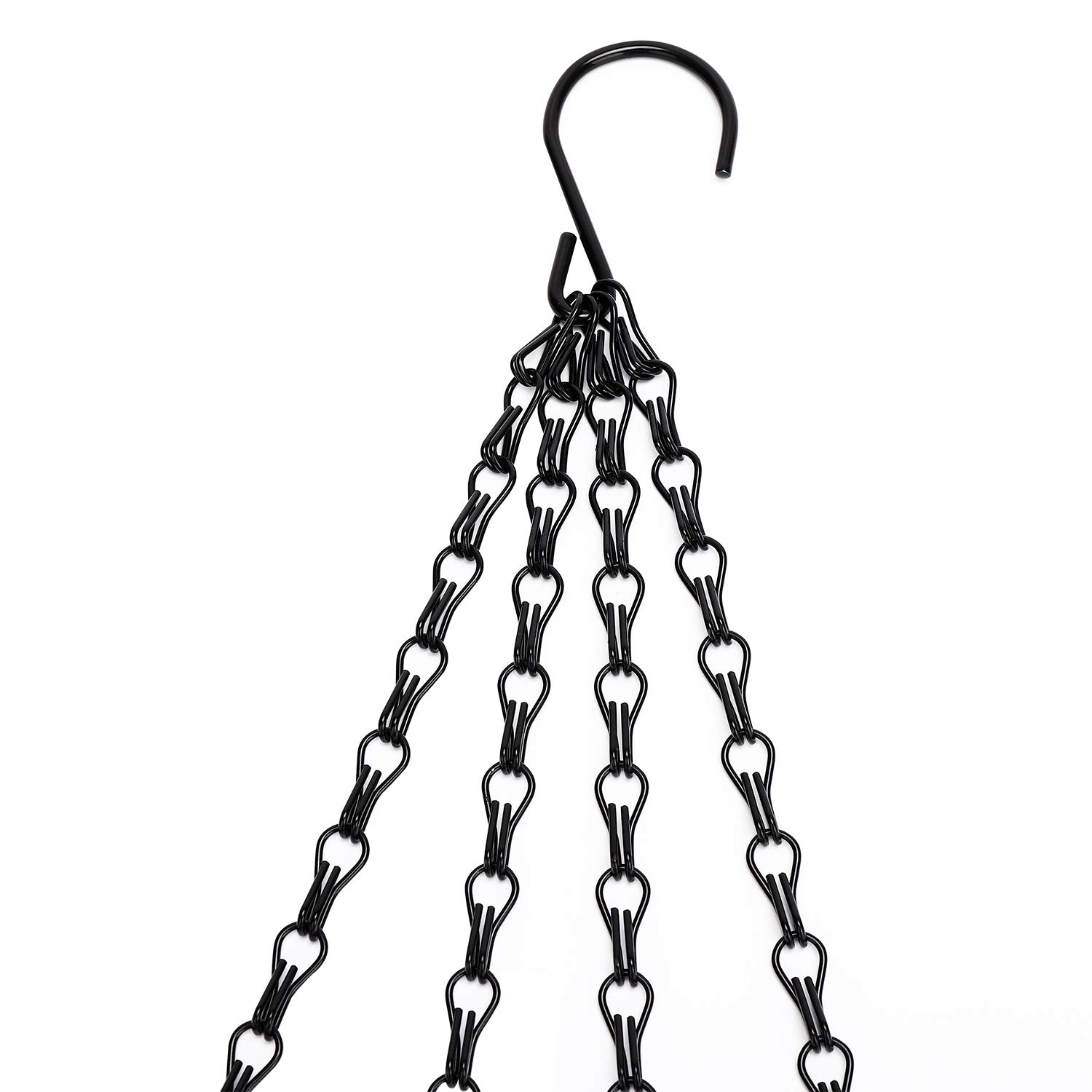 23 Inch Hanging Basket Chains - 4 Lead Flower Pot Hanger Replacement for Planters & Lanterns (Pack of 3) - Perfect for Indoor/Outdoor Garden Decor, Balcony Plant Display & Patio Lighting