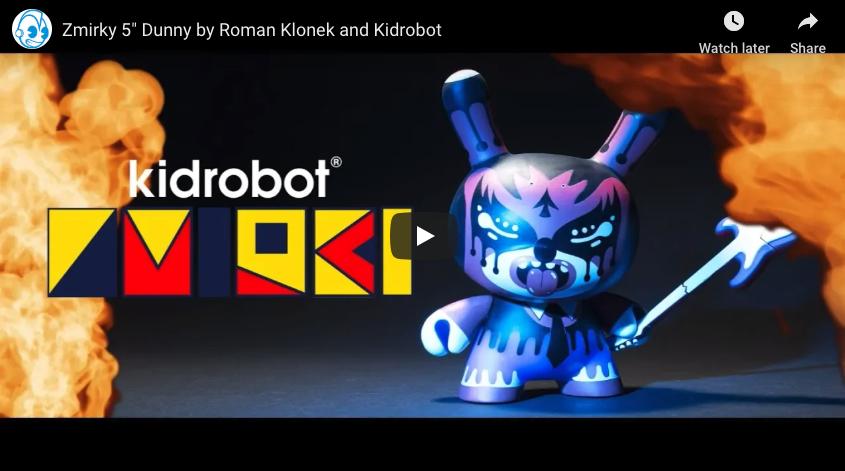Zmirky 5 Dunny Art Figure by Roman Klonek - Unique Collectible Vinyl Toy for Home Decor, Office Display & Gift for Art Lovers