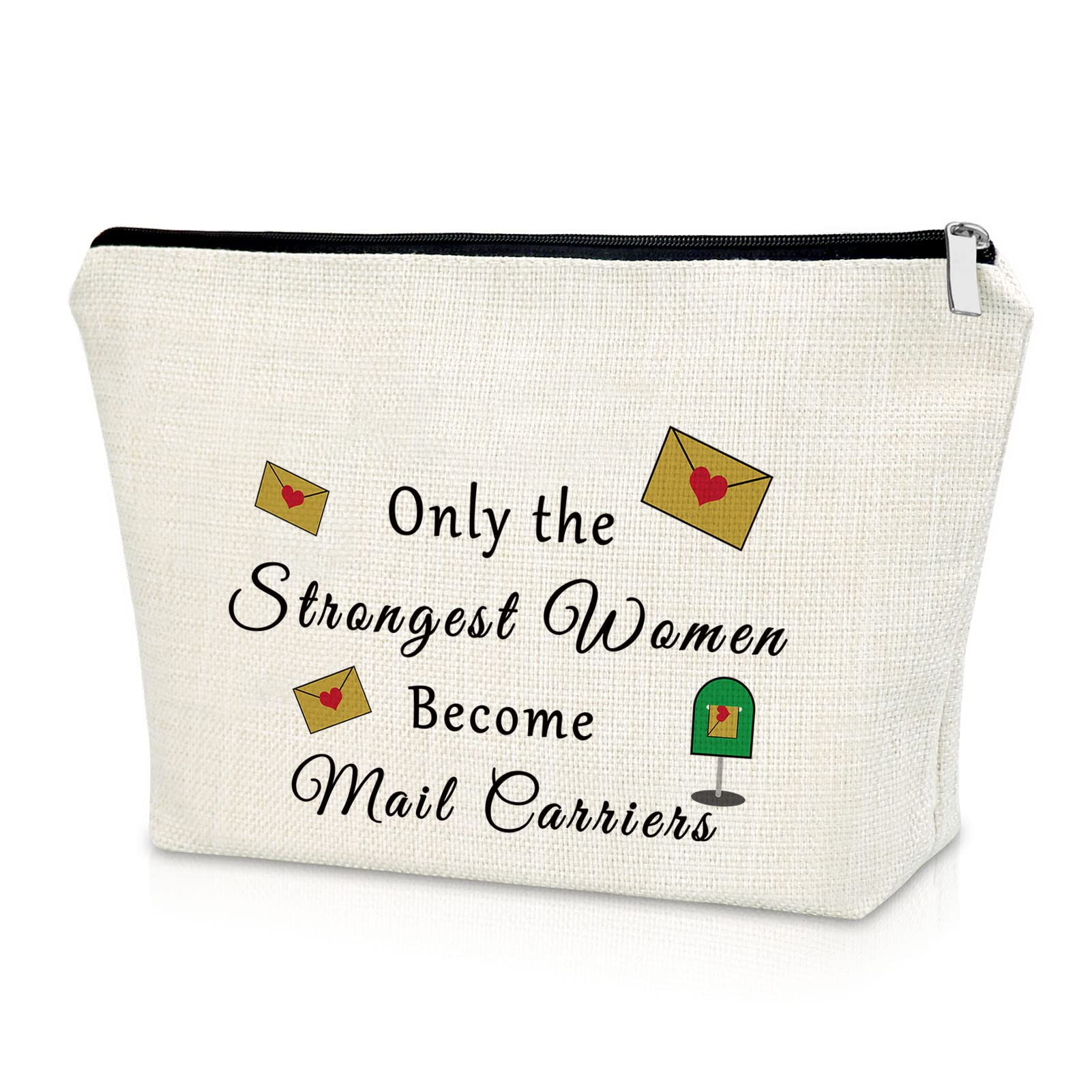 Mail Carrier Gifts for Women - Thank You Appreciation Cosmetic Makeup Bag, Post Office Retirement Birthday Thanksgiving Gift Ideas - Perfect Travel Pouch for Cosmetics & Toiletries