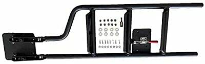 Universal Foldable Tailgate Ladder for Dodge RAM 3500 (2003-2022) - Heavy Duty Black Truck Rear Door Step | Perfect for Camping, Hunting & Off-Road Adventures