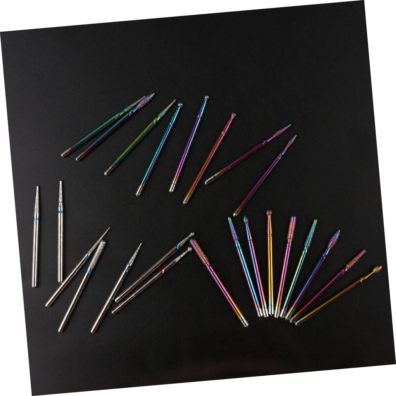 Minkissy Professional 30pcs Nail Drill Bits Set - Electric Nail File Drill Bits for Manicure, Pedicure & Cuticle Care | Nail Art Tools for Salon & Home Use