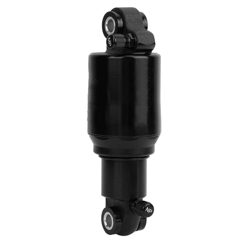 Premium Black Aluminum Alloy Mountain Bike Air Rear Shock Absorber & Screw Kit - High-Performance Suspension Upgrade for MTB Trail Riding & Downhill Biking