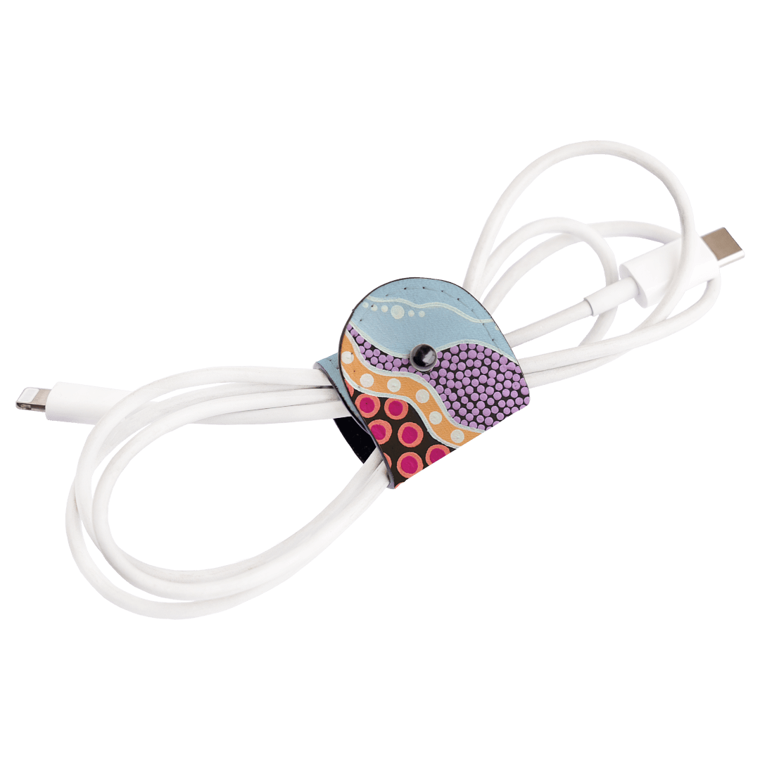 Premium Cable Wrap Organizer - Durable Cord Management Solution for Home & Office - Perfect for Organizing Wires, Cables, and Chargers