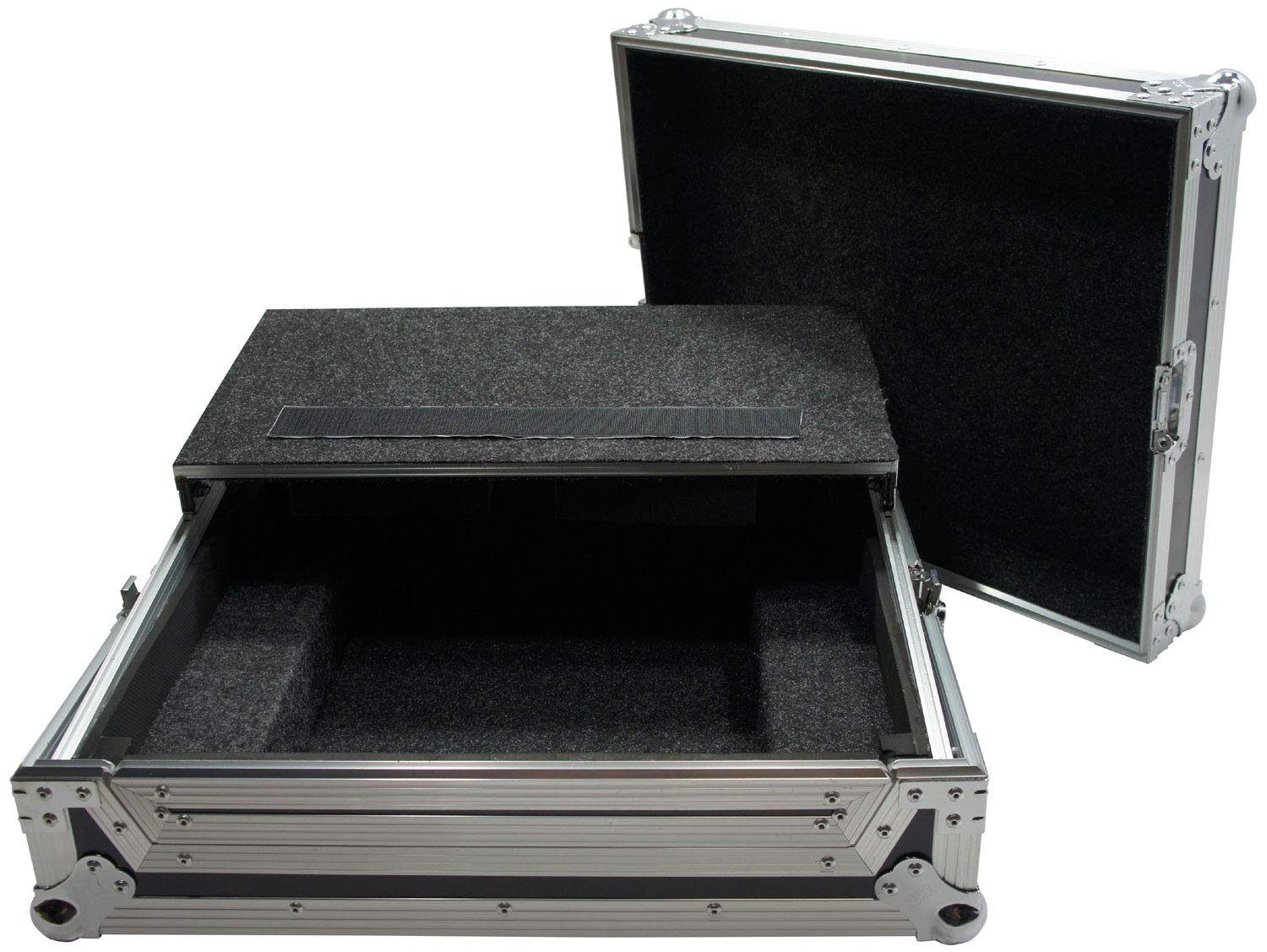 Harmony HCTKS4LT Flight Glide Laptop Stand & Custom Case - Compatible with American Audio VMS4 DJ Controller - Perfect for DJs, Music Producers & Live Performances