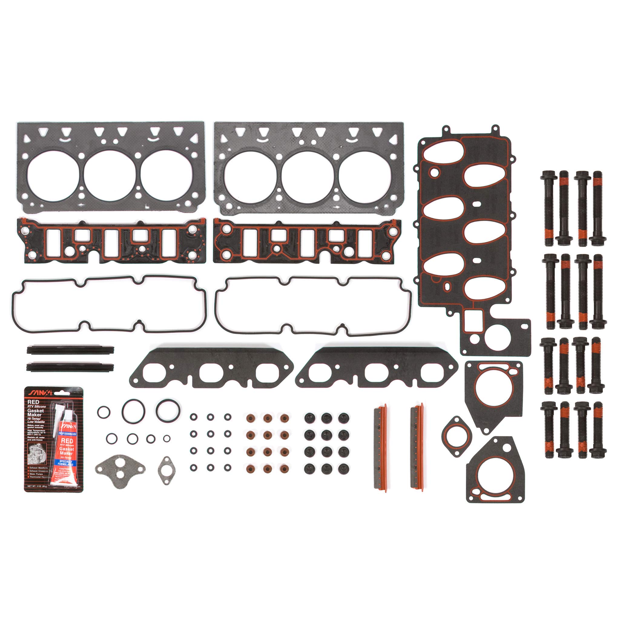 MA-4216955974 Complete Head Gasket Set with Bolts & Lifters - Compatible with 1995-2002 Pontiac Firebird & Chevrolet Camaro 3.8L V6 Engine - Perfect for Engine Rebuilds, Head Gasket Replacement & Performance Upgrades