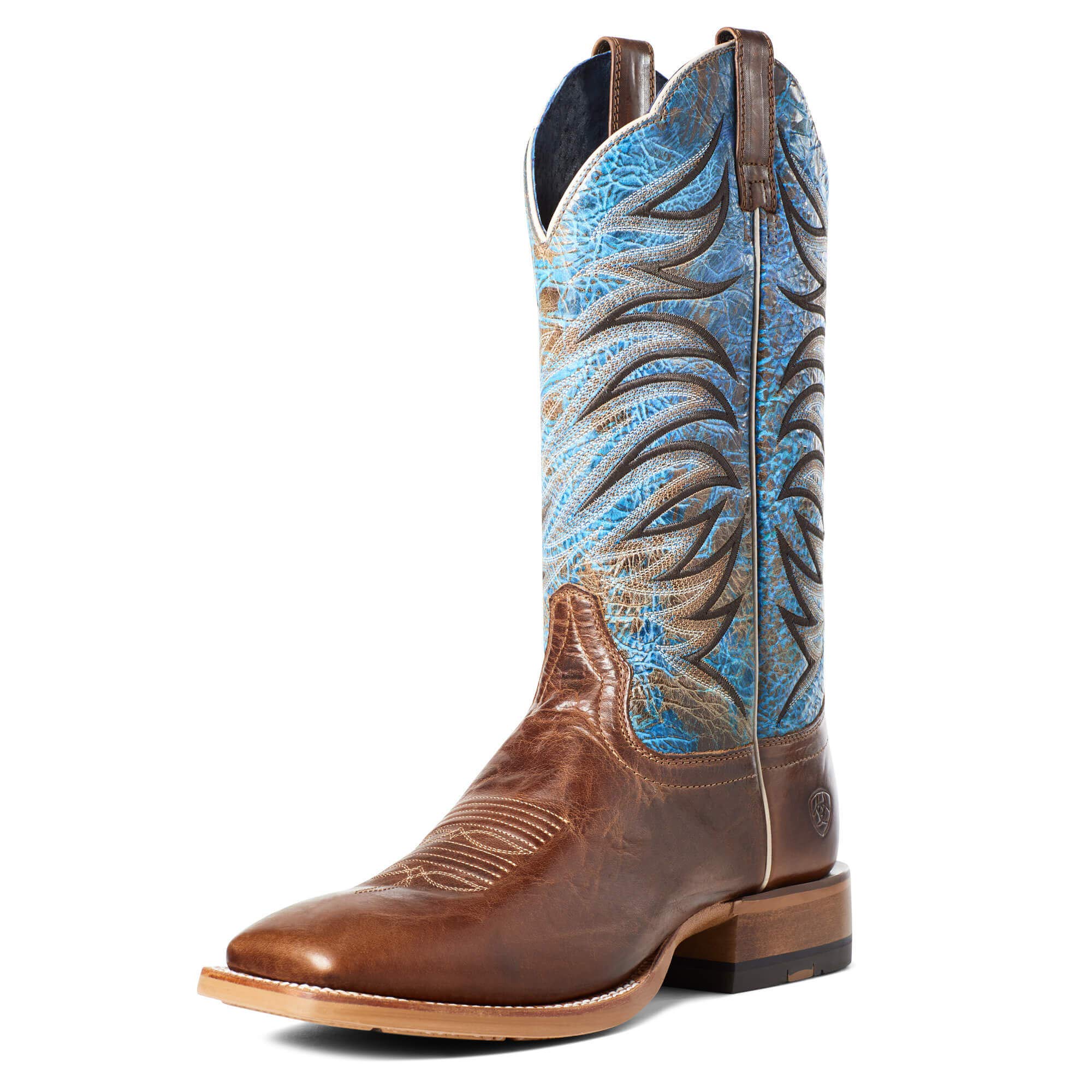 Ariat Men's Firecatcher Western Boots - Durable Leather Cowboy Boots for Riding, Work & Outdoor Adventures