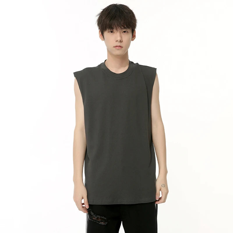 American Design Men's Casual T-Shirt - Round Neck Short Sleeve Loose Fit Pullover Top with Hood Hole | Summer Fashion Tee for Streetwear, Gym & Everyday Wear | Style 9C6376