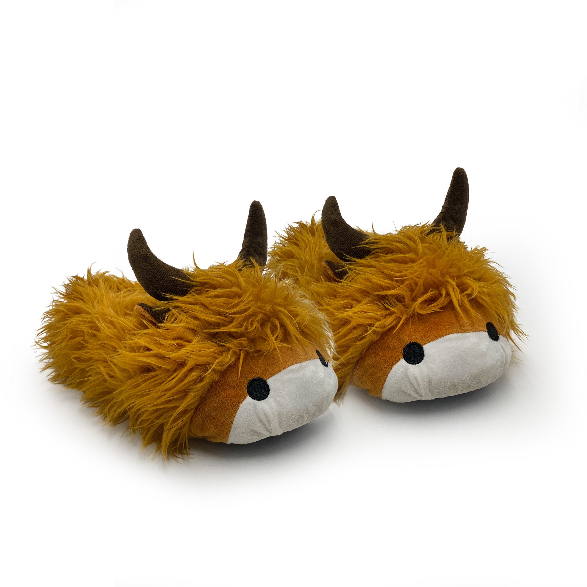 Baffies Krazy Kicks Hamish the Highland Cow Slippers - Cozy Animal Slippers for Women & Men | Perfect for Home, Lounge & Gift Giving