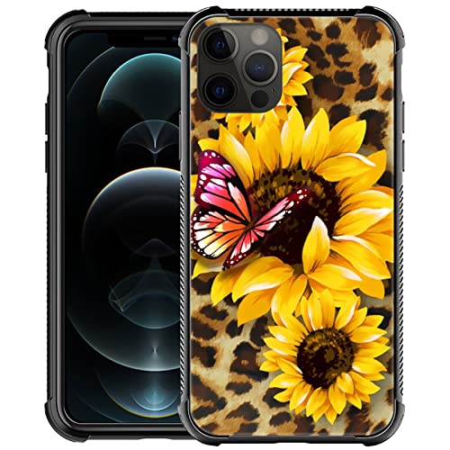 Leopard butterfly sunflower