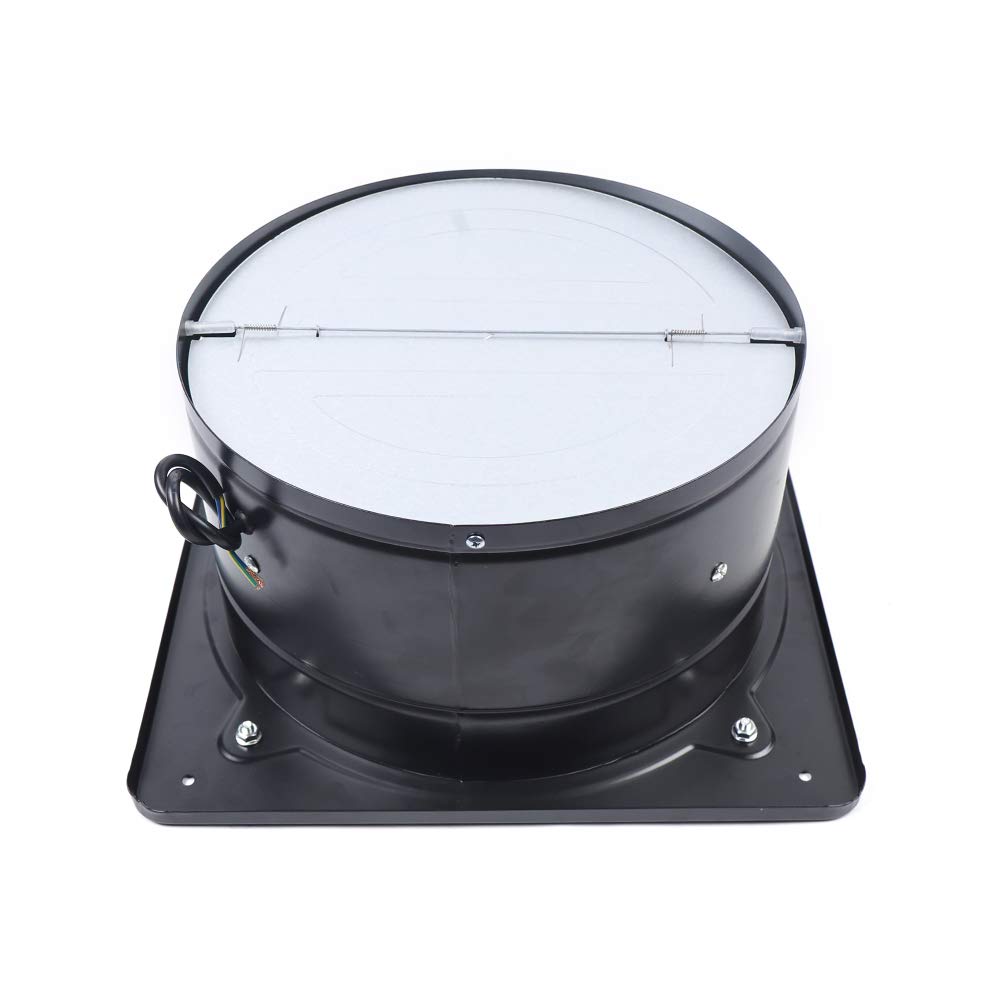 LOYALHEARTDY 150W 12 Inch Industrial Exhaust Fan - High Power Ventilation Extractor Axial Air Blower for Garages, Workshops, Greenhouses & Attics (2800 RPM, US Stock) - Perfect for Cooling, Odor Removal & Air Circulation in Commercial & Residential Spaces