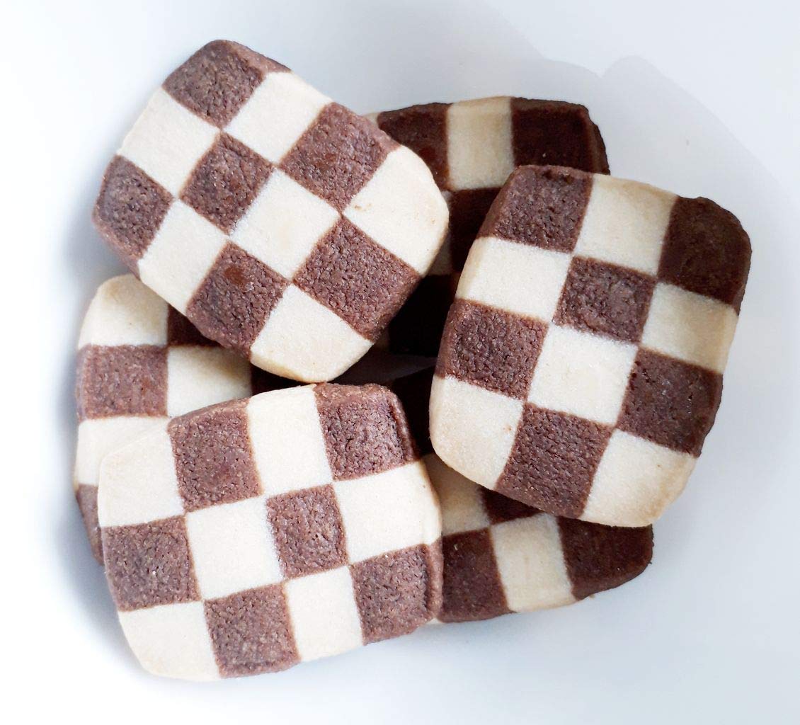 Premium Ito Confetti Checker Cookies - Luxury Baked Butter & Cocoa Patterned Treats 2.59oz (3-Pack) - Authentic Japanese Snacks for Gifts, Tea Time & Special Occasions