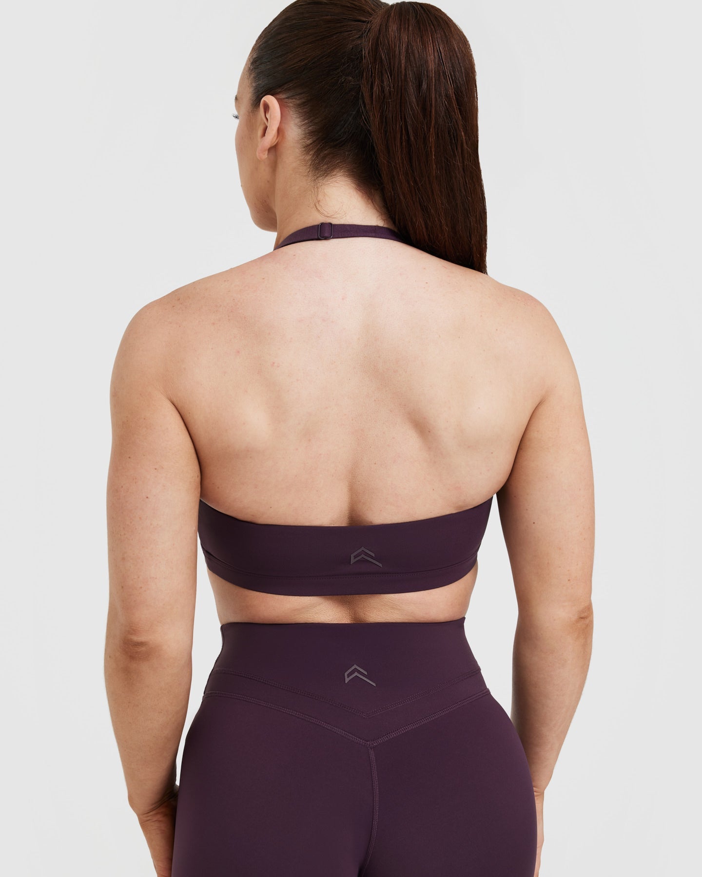 High-Performance Unified Twist Sports Bra in Blackberry Purple - Perfect for Yoga, Running & Gym Workouts